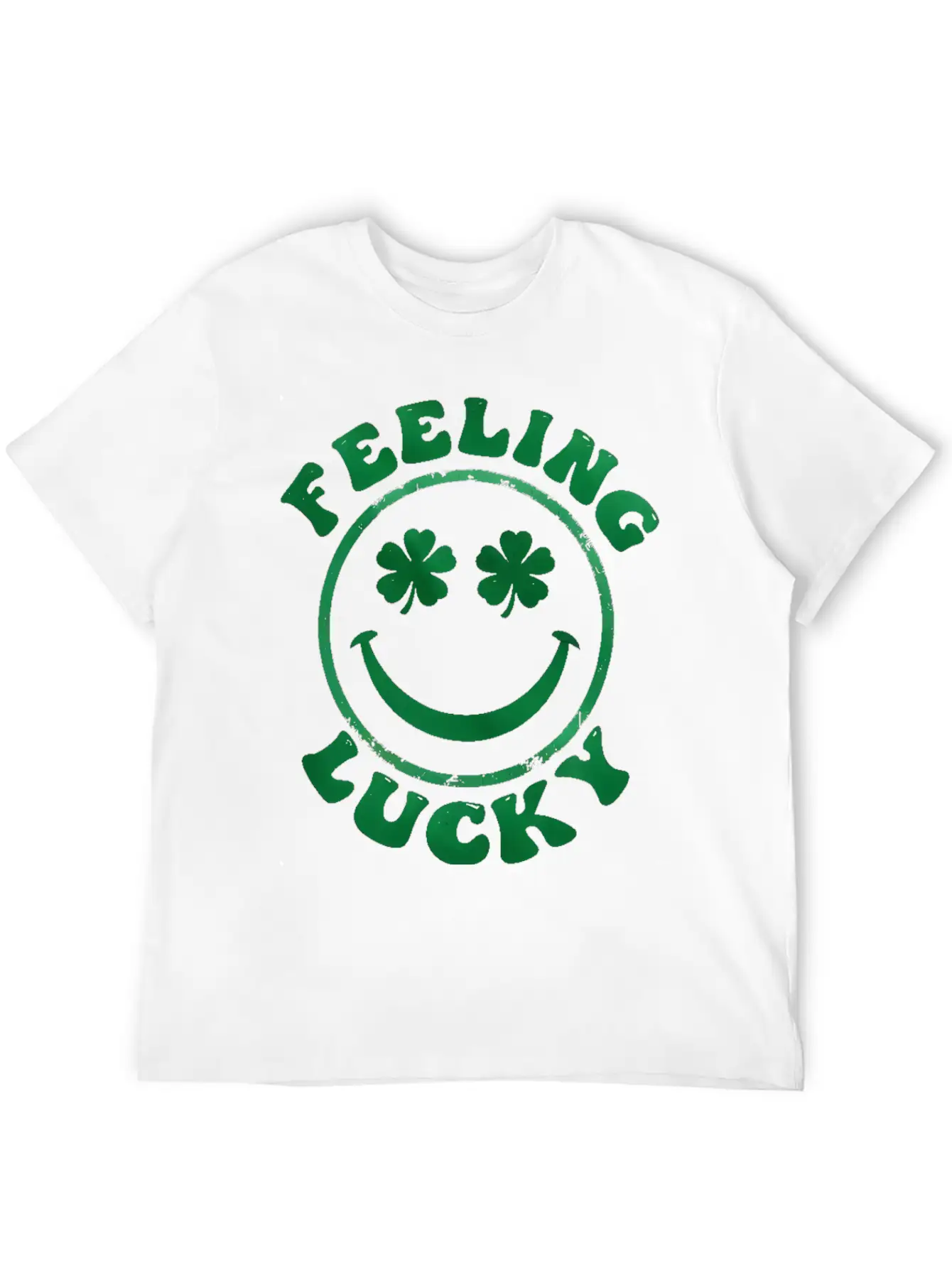 Feeling Lucky Unisex Short Sleeve Soft Cotton T-Shirt – Casual Everyday Wear