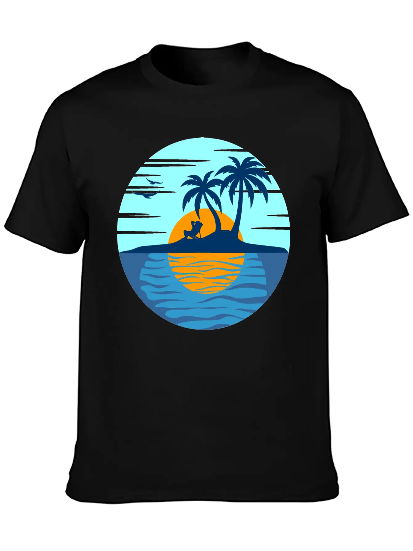 Feeling The Summer Comfortable Minimalist Graphic Tee – Summer Style Essential