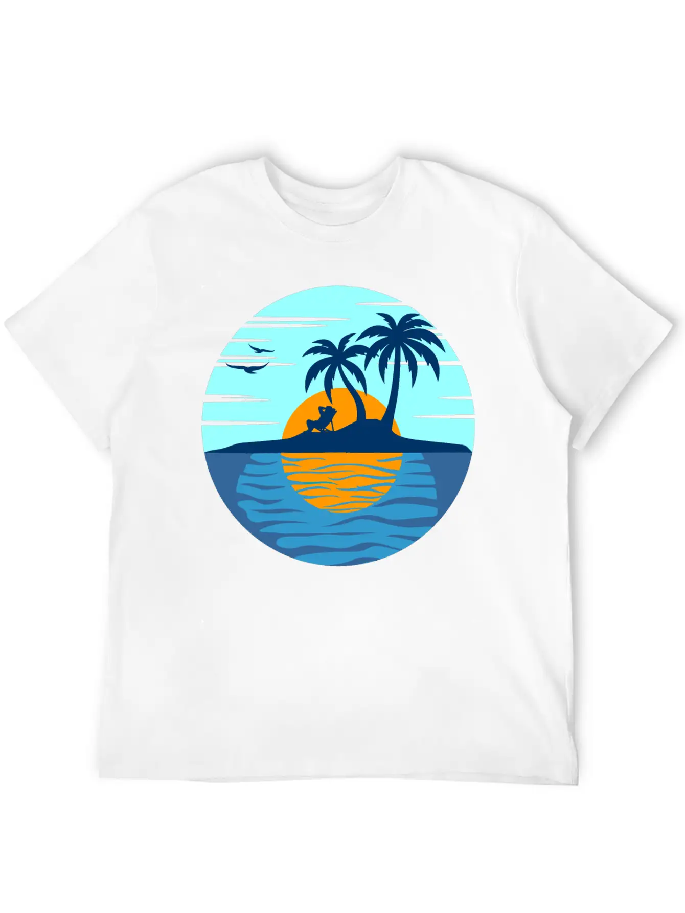 Feeling The Summer Comfortable Minimalist Graphic Tee – Summer Style Essential