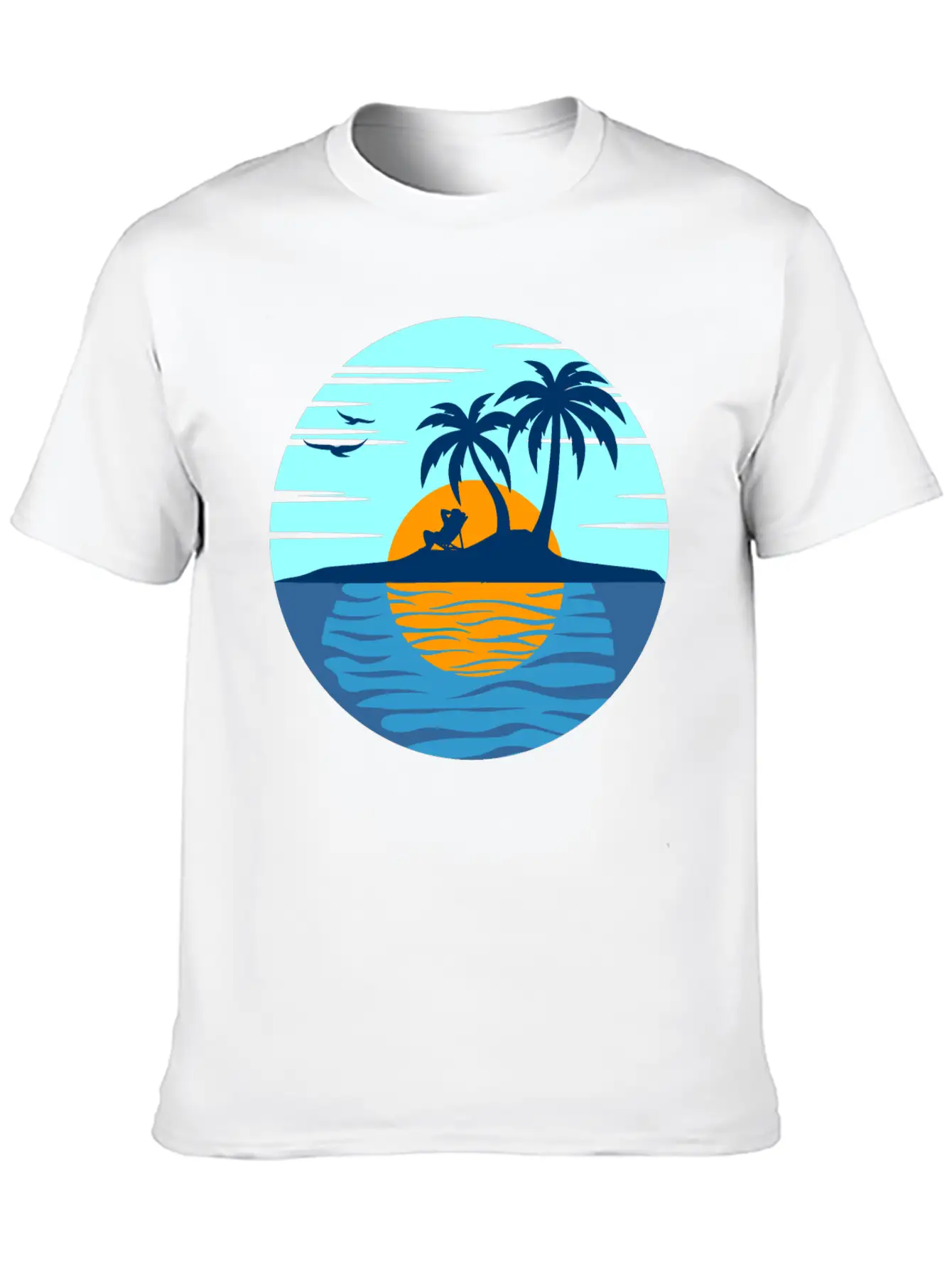 Feeling The Summer Comfortable Minimalist Graphic Tee – Summer Style Essential