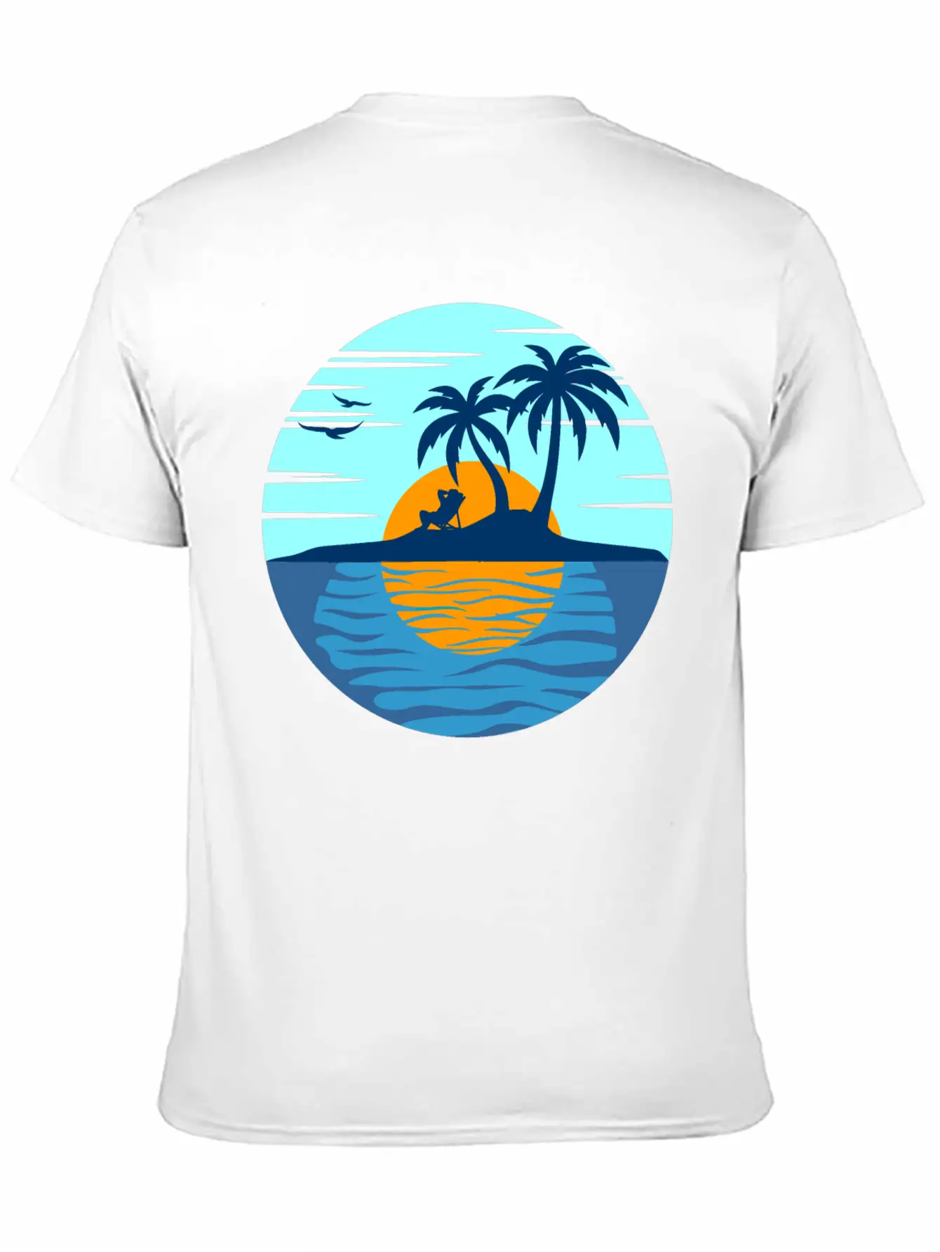 Feeling The Summer Comfortable Minimalist Graphic Tee – Summer Style Essential