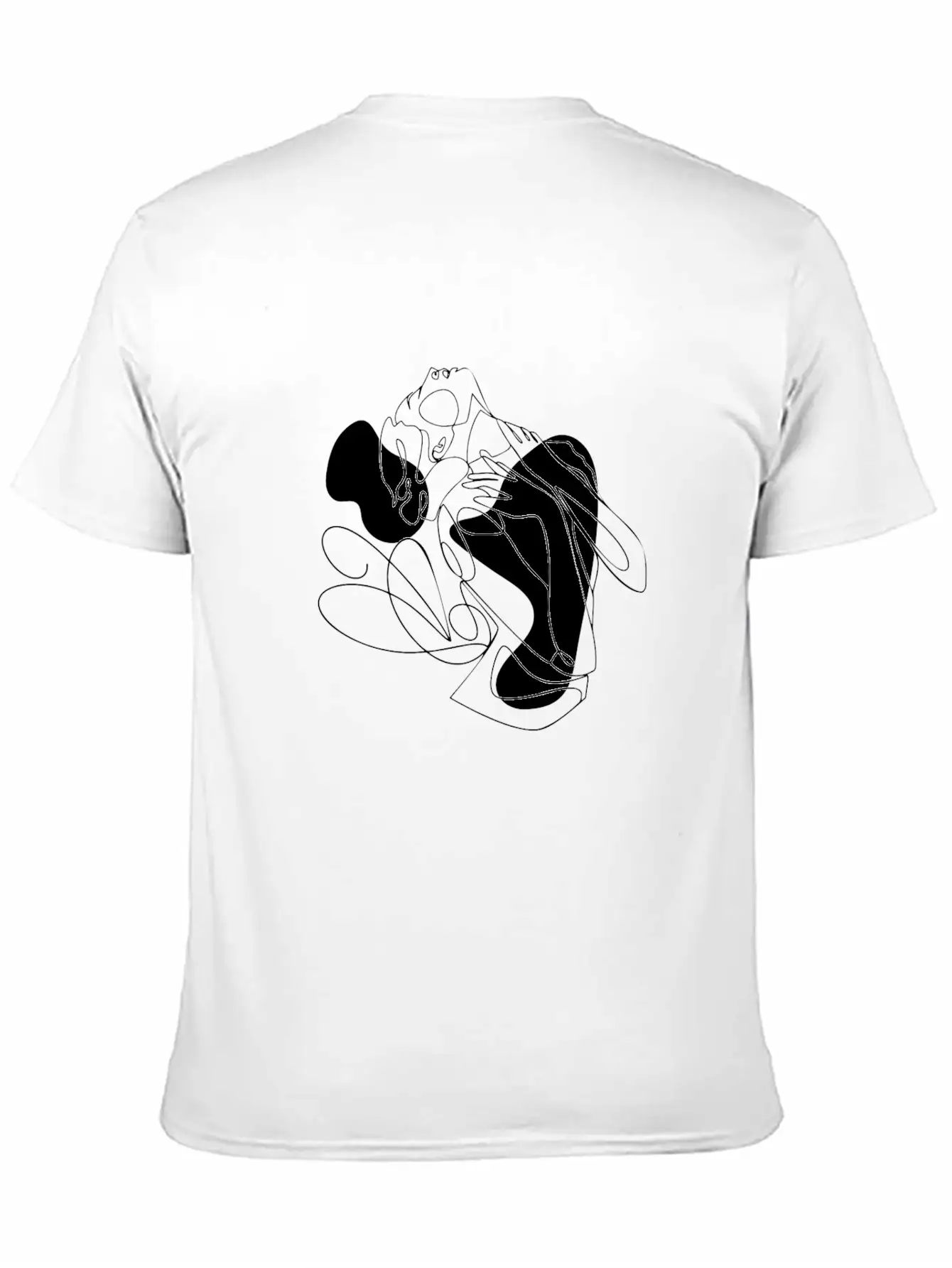 Female Body Line Art Unisex Casual T-Shirt – Clean Design For Daily Comfort