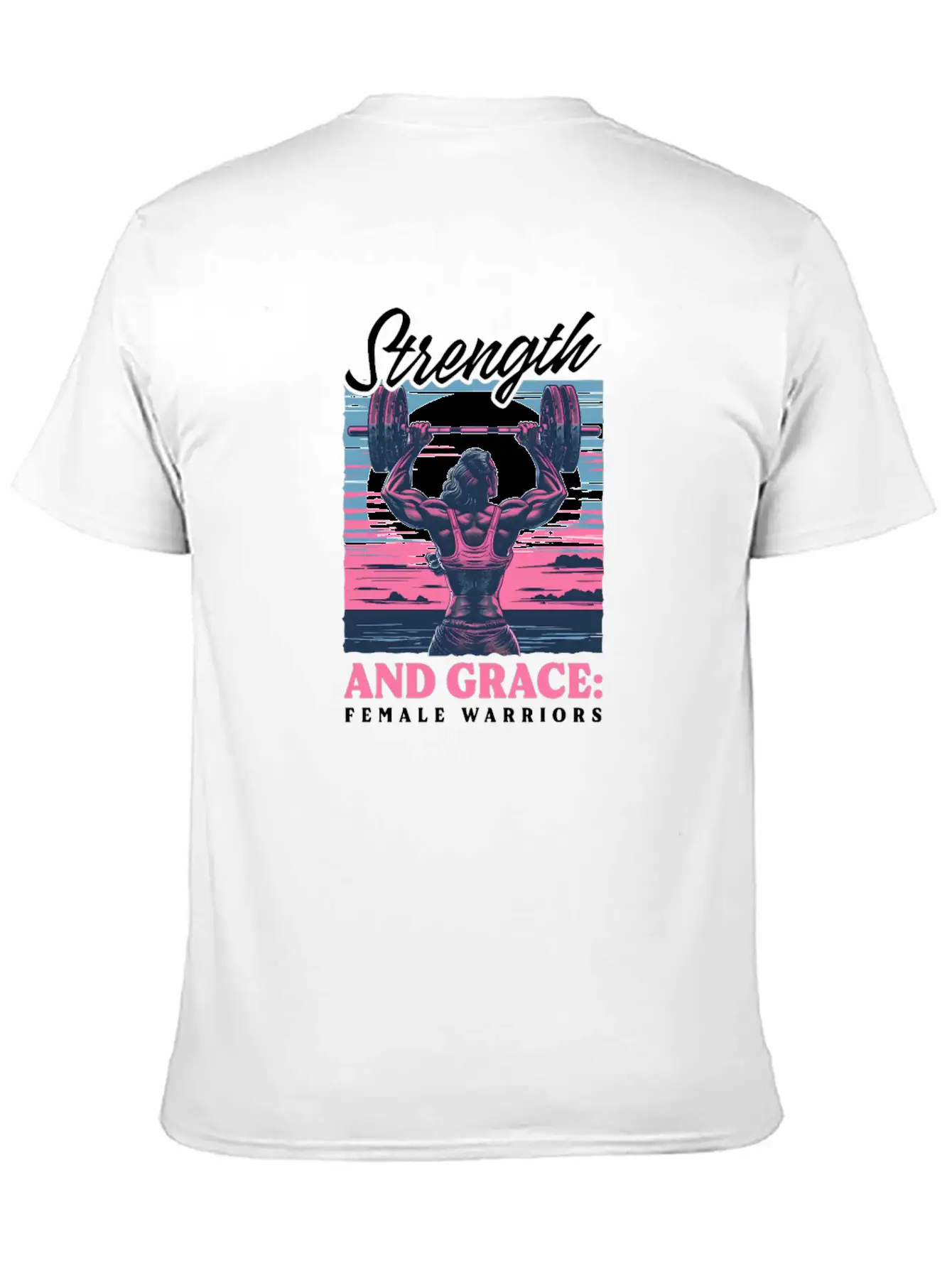 Female Bodybuilder Strength Grace Female Warriors Unisex Casual T-Shirt – Clean Design For Daily Comfort