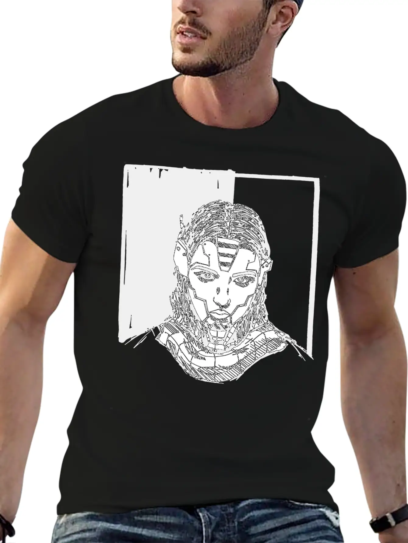 Female Robot, Cyborg, Android, Roboter AI, Stylish Everyday T-Shirt – Unisex Basic Cotton Tee