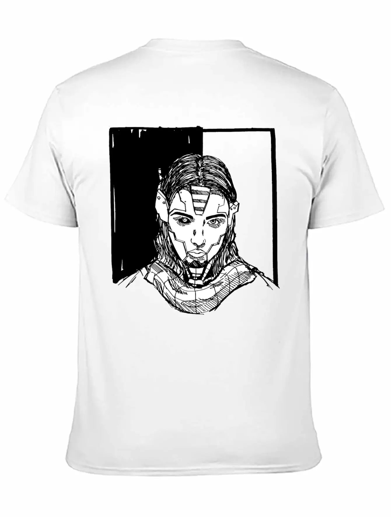 Female Robot, Cyborg, Android, Roboter AI, Stylish Everyday T-Shirt – Unisex Basic Cotton Tee