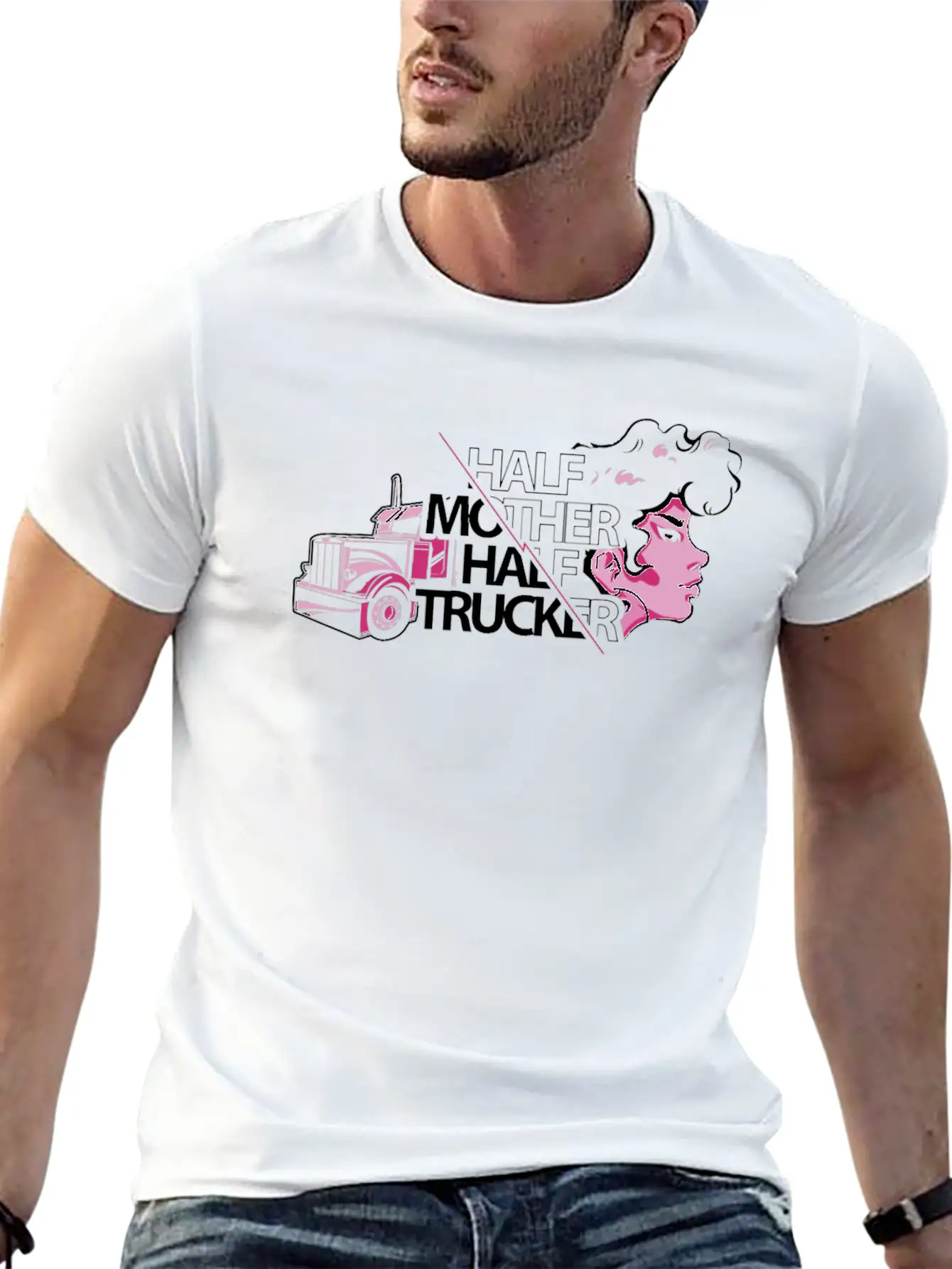 Female Truck Driver Timeless Short Sleeve Tee – Comfy And Minimalist Design