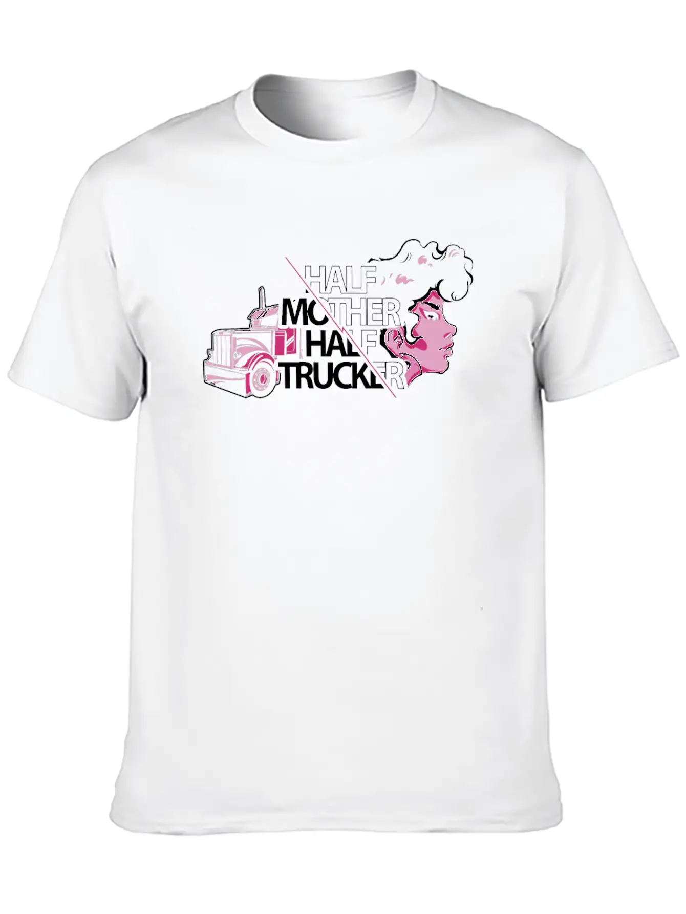 Female Truck Driver Timeless Short Sleeve Tee – Comfy And Minimalist Design