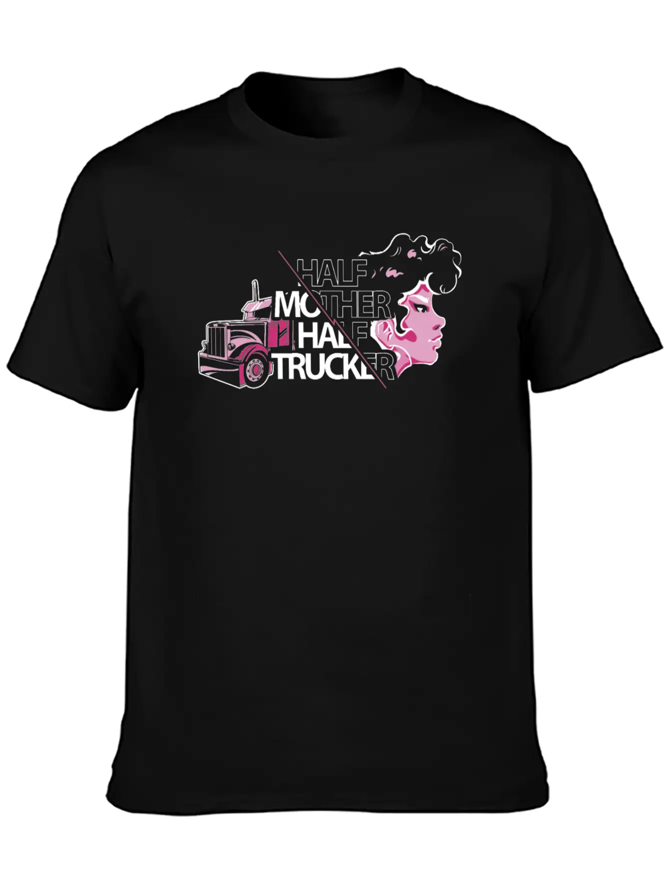 Female Truck Driver Timeless Short Sleeve Tee – Comfy And Minimalist Design
