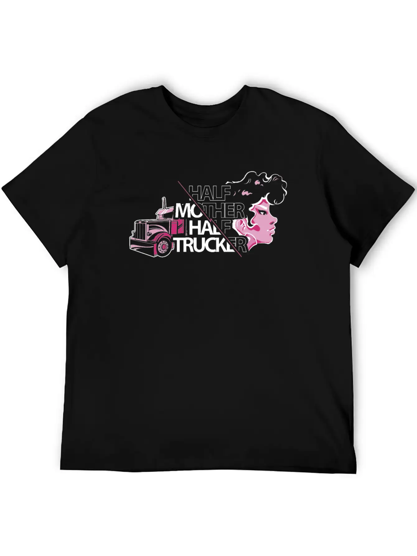 Female Truck Driver Timeless Short Sleeve Tee – Comfy And Minimalist Design
