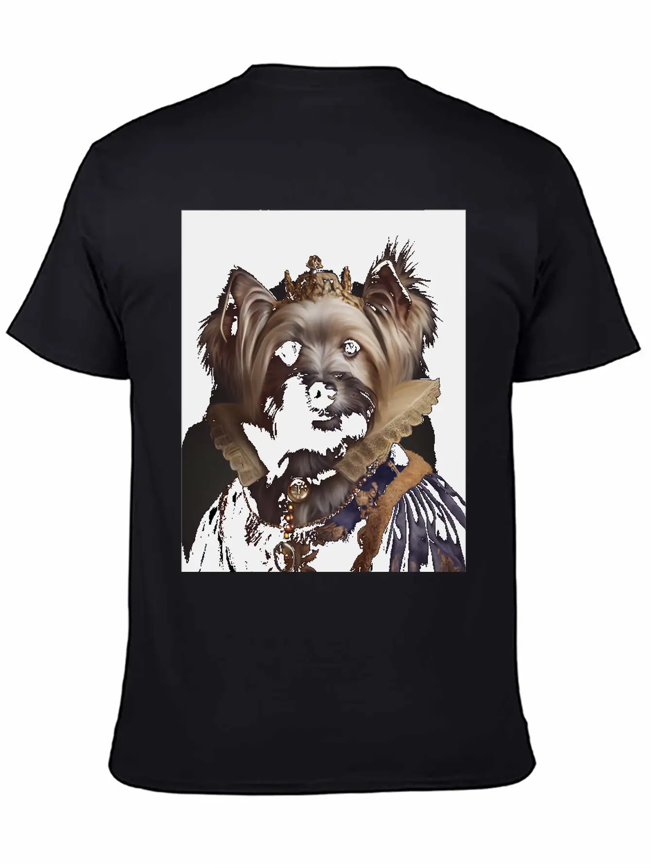 Female Yorkshire Terrier Dog Breed Portrait Royal Unisex Casual T-Shirt – Clean Design For Daily Comfort