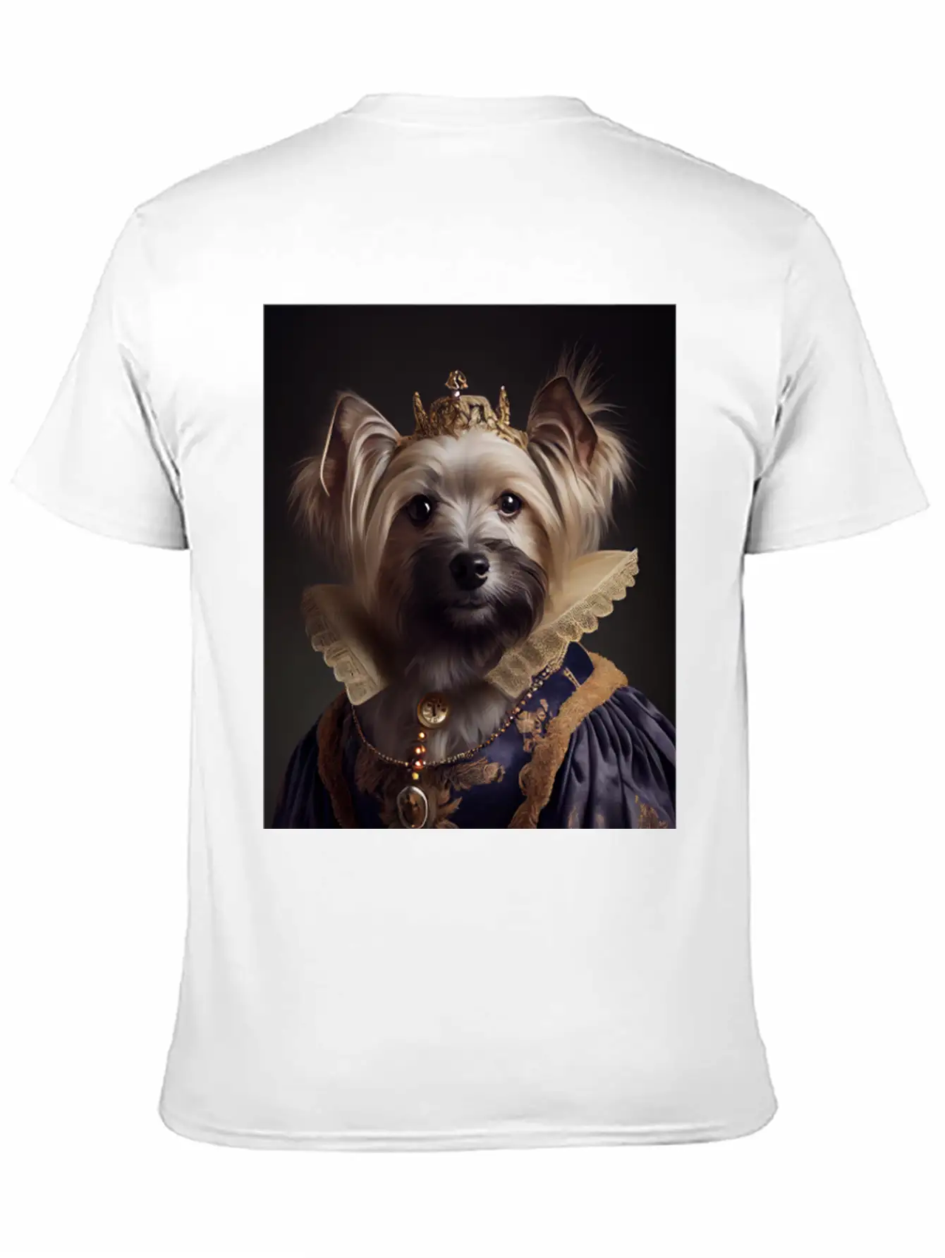 Female Yorkshire Terrier Dog Breed Portrait Royal Unisex Casual T-Shirt – Clean Design For Daily Comfort