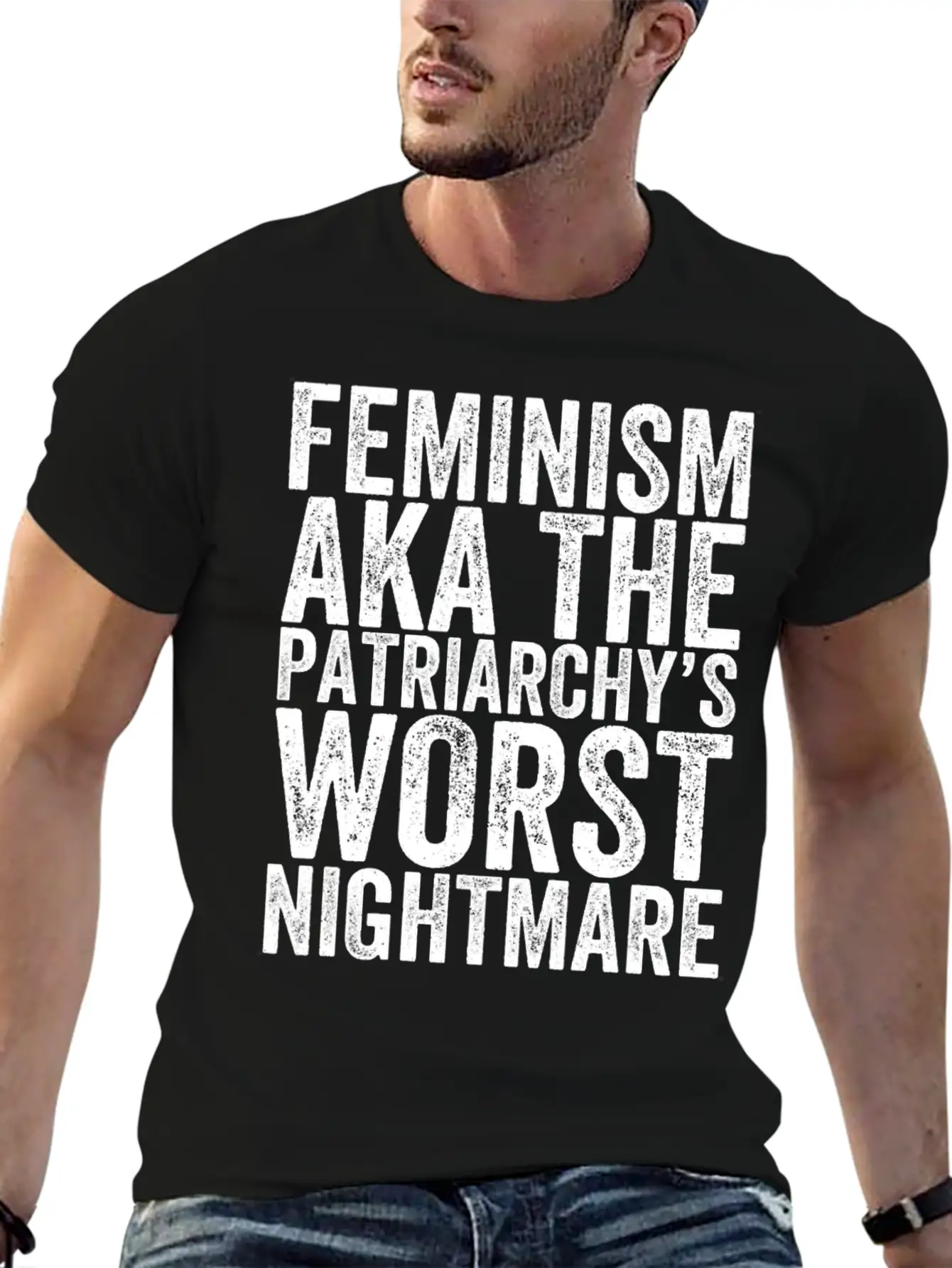 Feminism Aka The Patriarchy S Worst Nightmare Unisex Casual T-Shirt – Clean Design For Daily Comfort