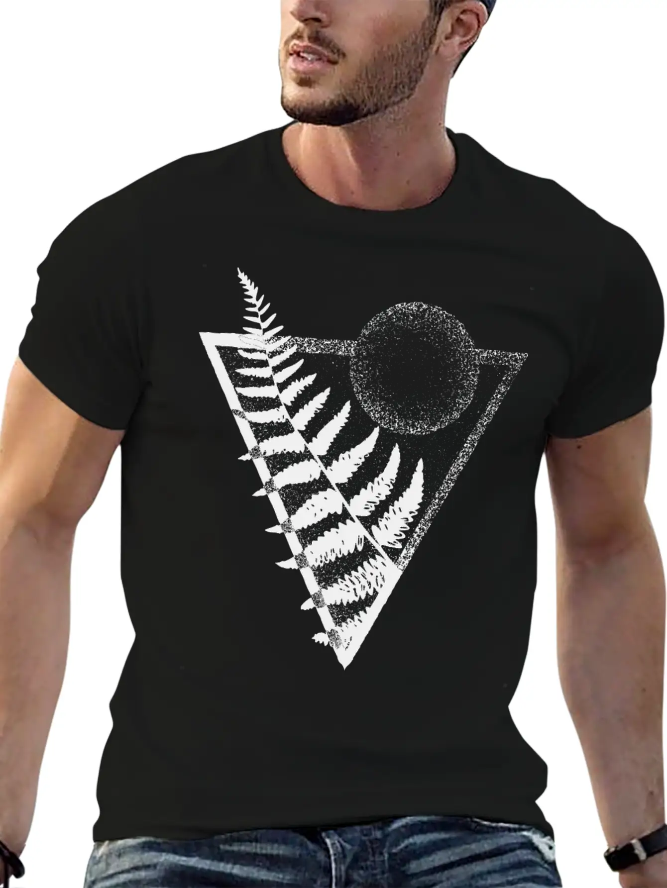 Fern And Moon Unisex Casual T-Shirt – Clean Design For Daily Comfort