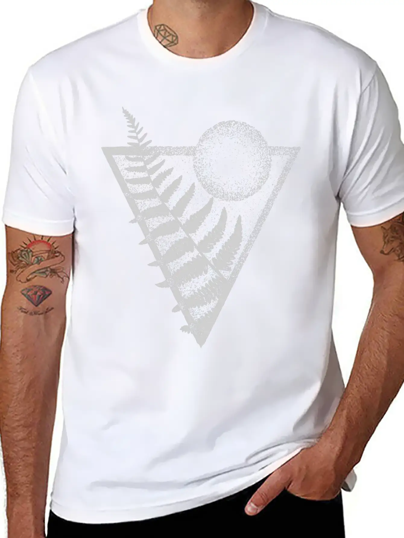 Fern And Moon Unisex Casual T-Shirt – Clean Design For Daily Comfort