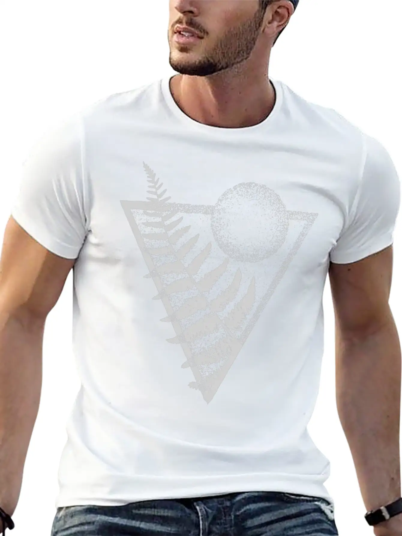 Fern And Moon Unisex Casual T-Shirt – Clean Design For Daily Comfort