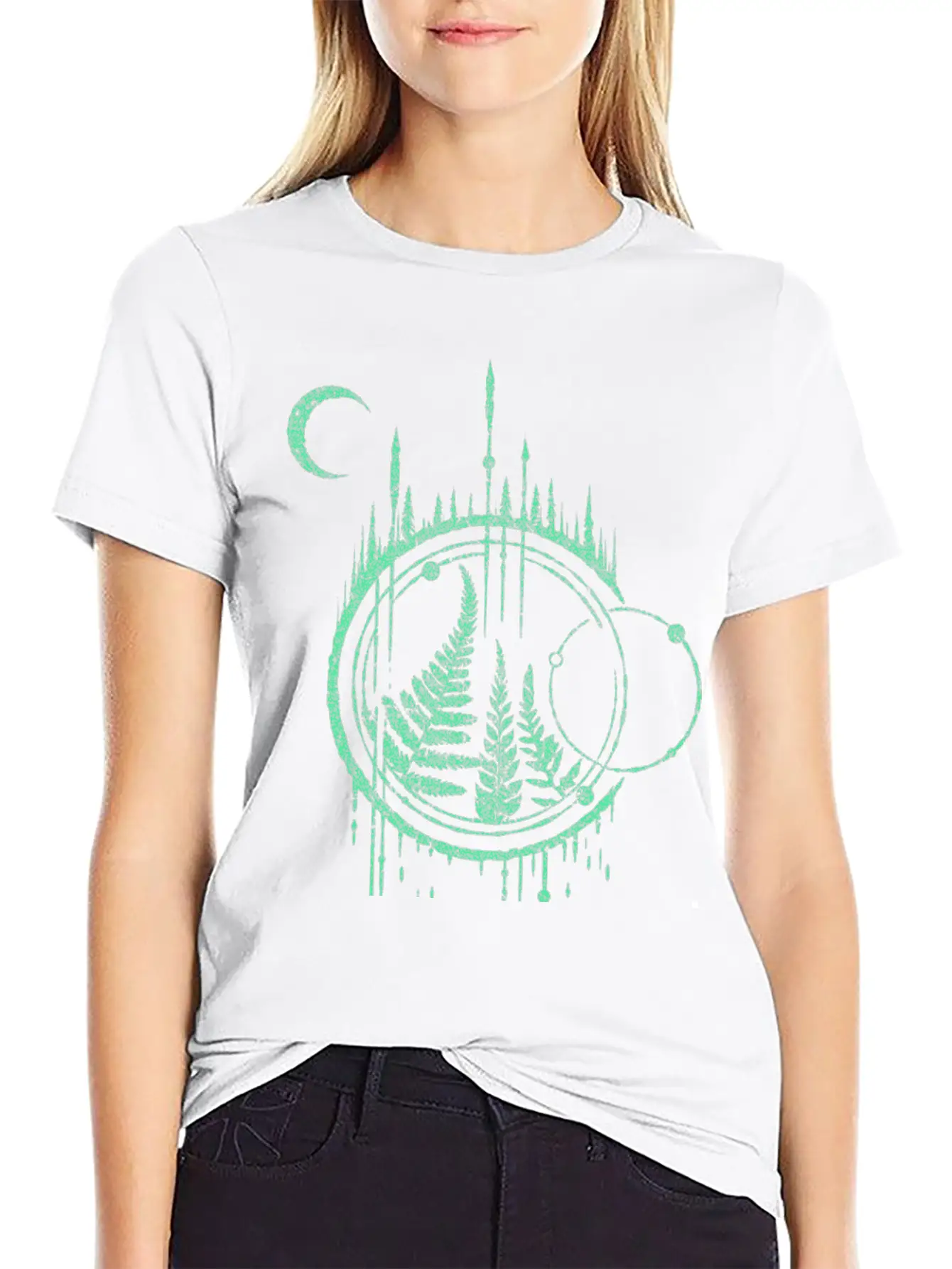 Ferns Arrows Timeless Short Sleeve Tee – Comfy And Minimalist Design