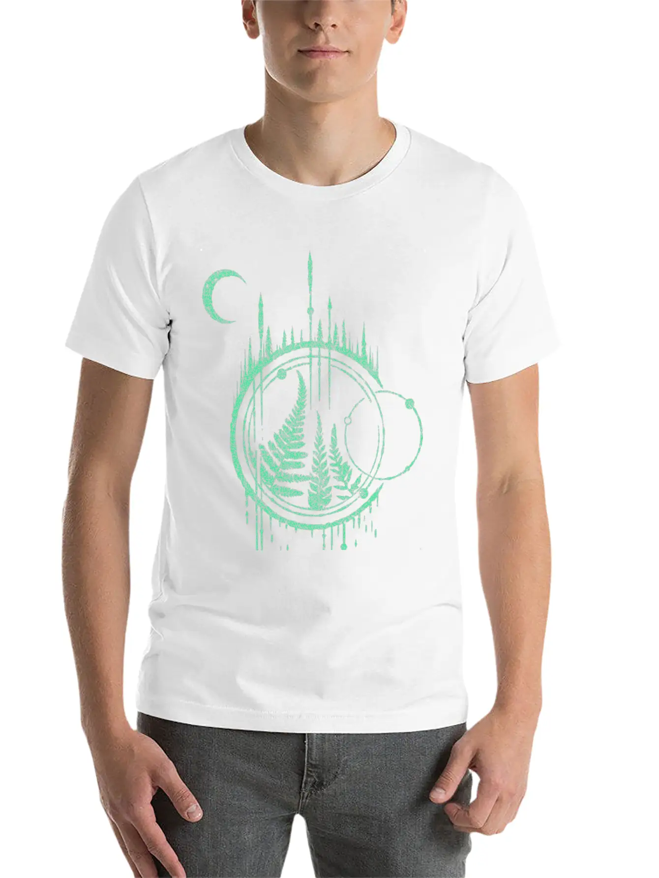 Ferns Arrows Timeless Short Sleeve Tee – Comfy And Minimalist Design