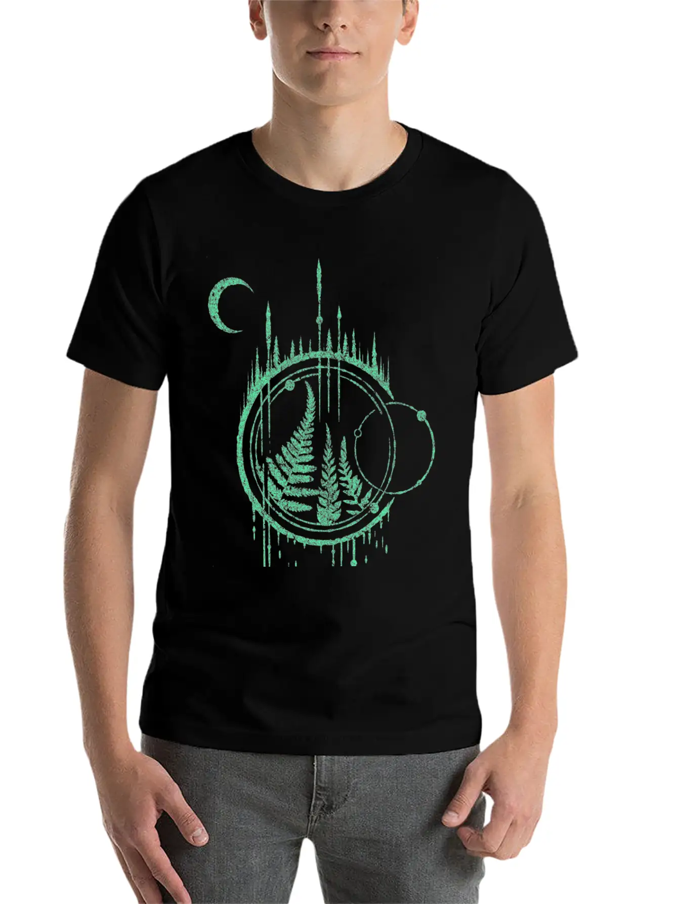 Ferns Arrows Timeless Short Sleeve Tee – Comfy And Minimalist Design