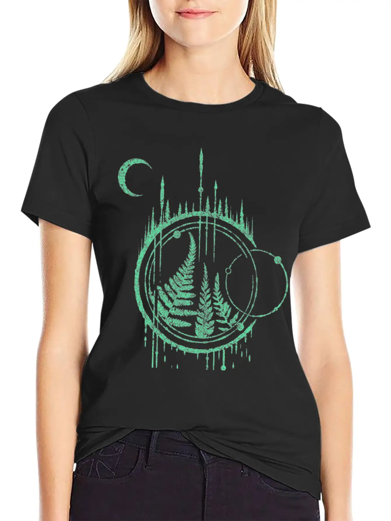 Ferns Arrows Timeless Short Sleeve Tee – Comfy And Minimalist Design