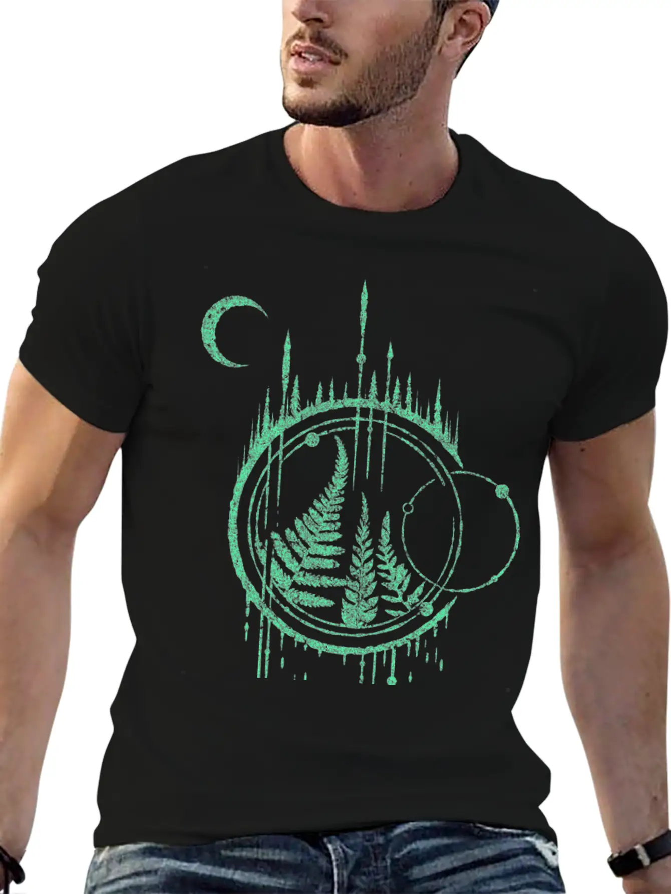 Ferns Arrows Timeless Short Sleeve Tee – Comfy And Minimalist Design