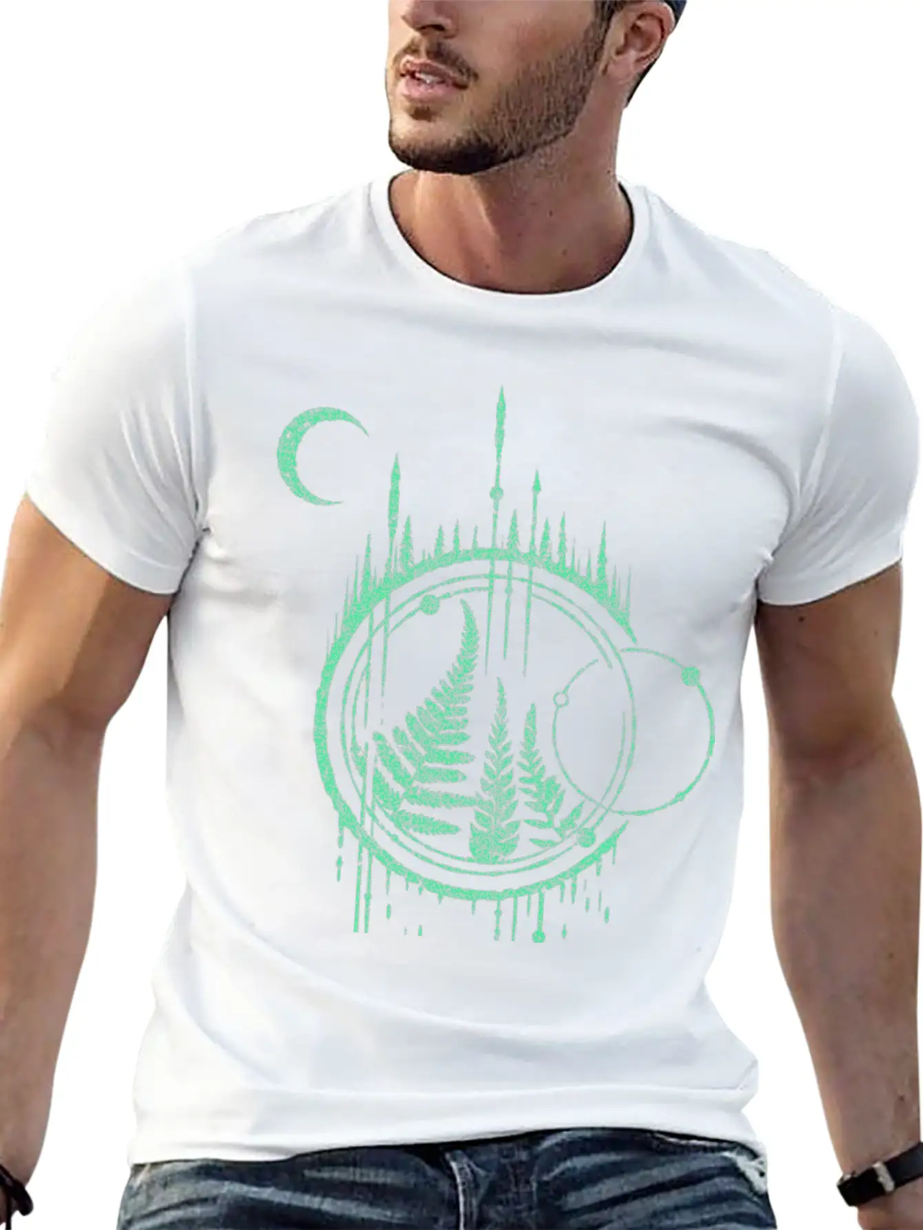 Ferns Arrows Timeless Short Sleeve Tee – Comfy And Minimalist Design
