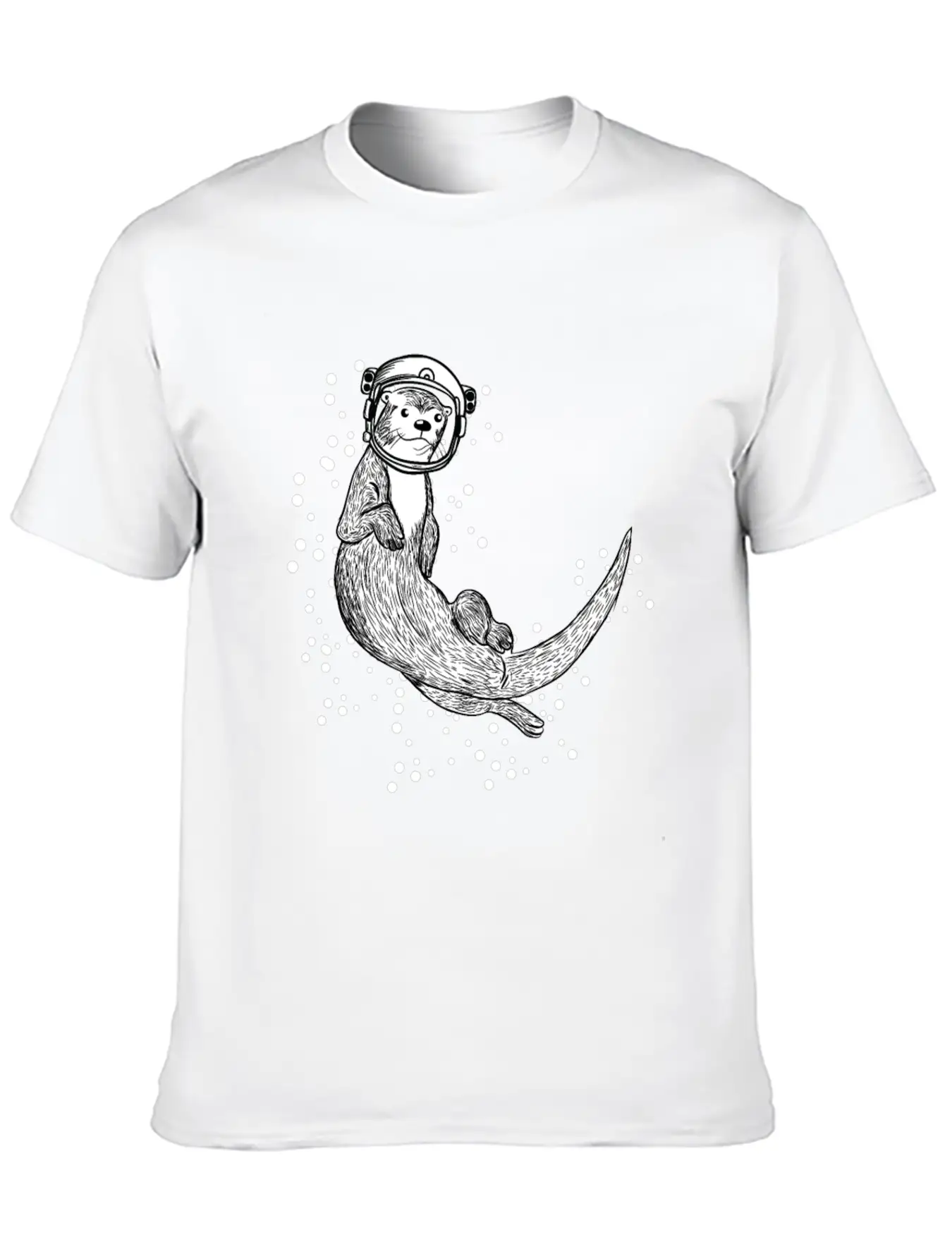 Ferret Rodent Animal Space Ironic Basic Graphic T-Shirt – Daily Comfort In Soft Cotton