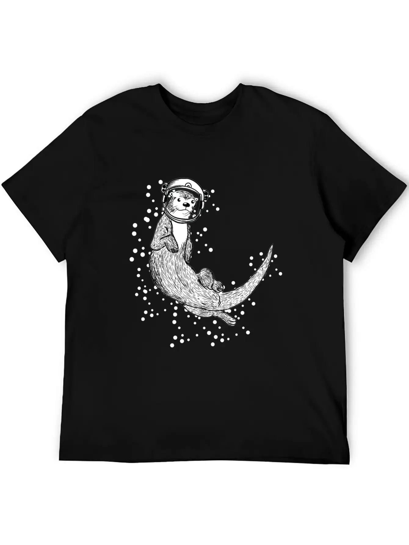 Ferret Rodent Animal Space Ironic Basic Graphic T-Shirt – Daily Comfort In Soft Cotton