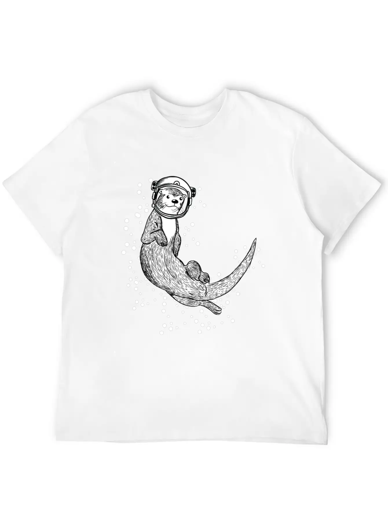 Ferret Rodent Animal Space Ironic Basic Graphic T-Shirt – Daily Comfort In Soft Cotton