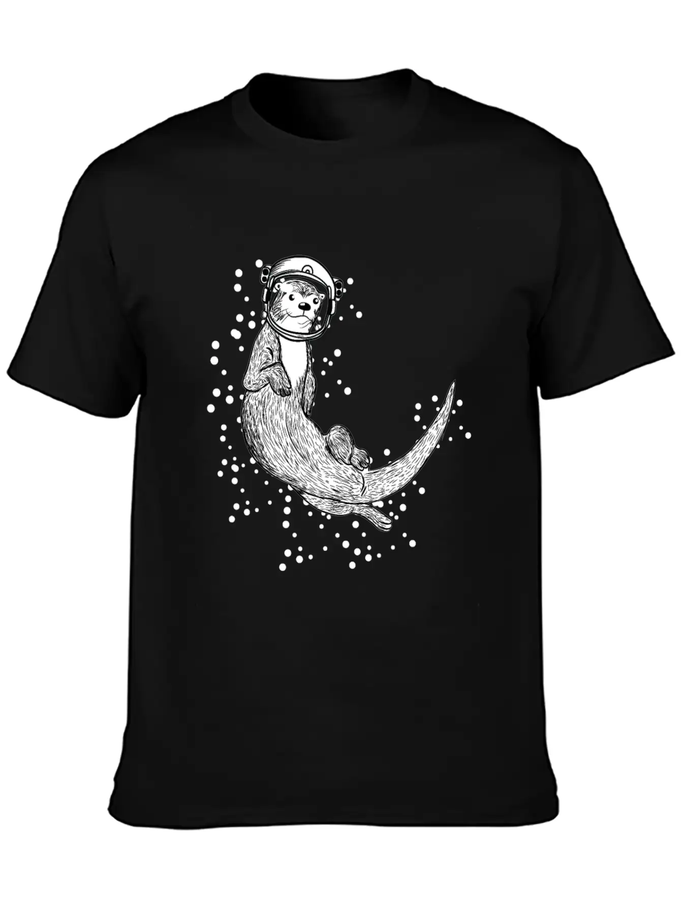 Ferret Rodent Animal Space Ironic Basic Graphic T-Shirt – Daily Comfort In Soft Cotton