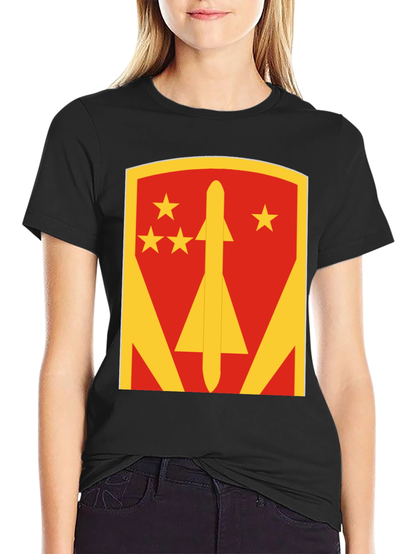 Missile Emblem Black T-Shirt