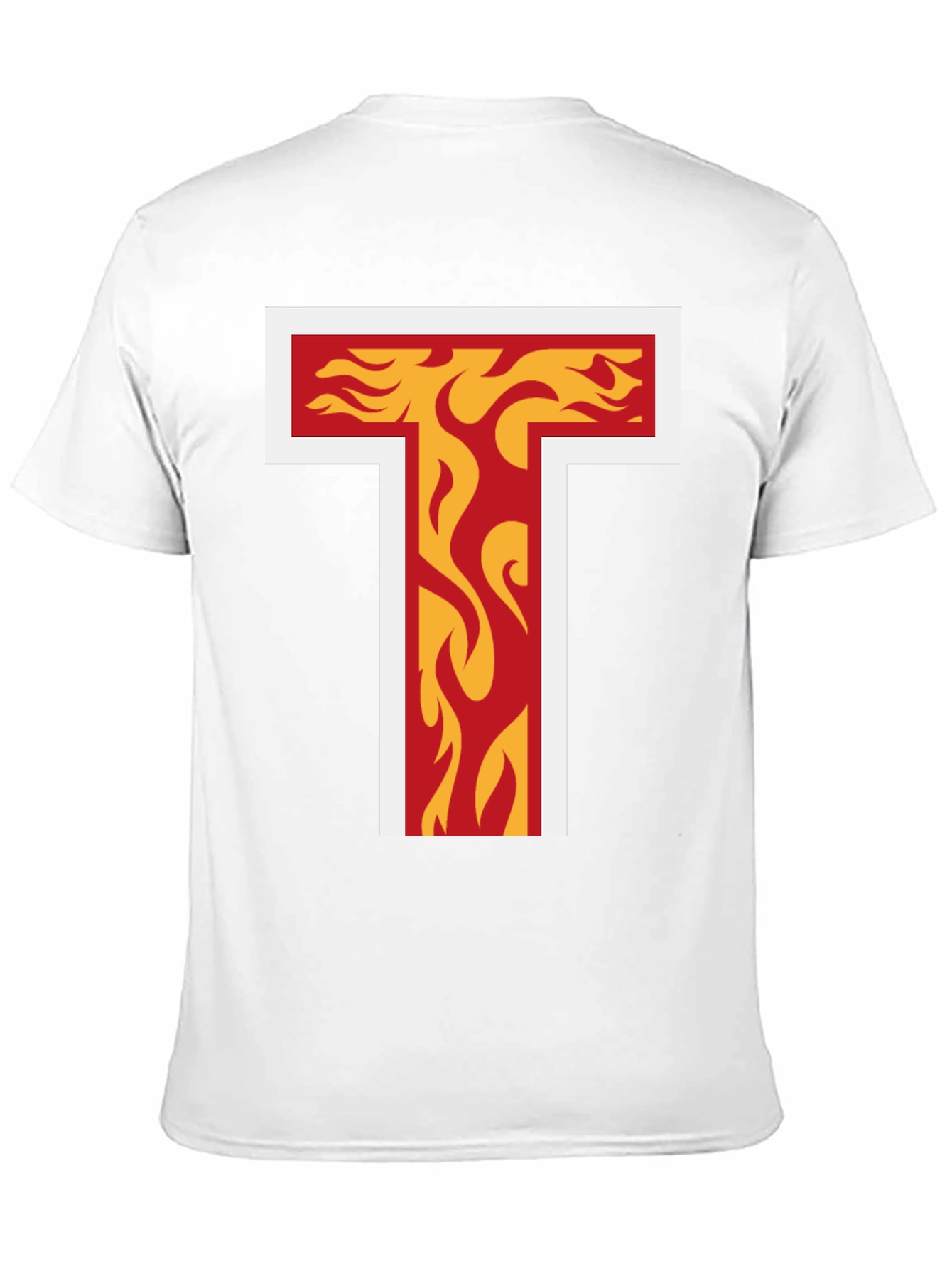 Flaming T Graphic Tee - Bold Design
