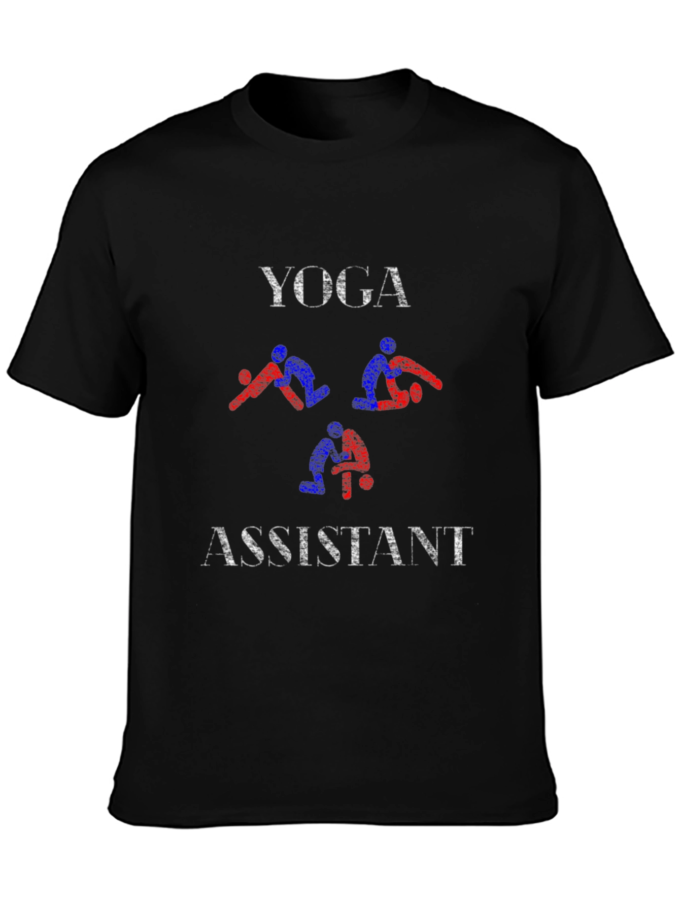 Yoga Assistant Graphic T-Shirt - Black