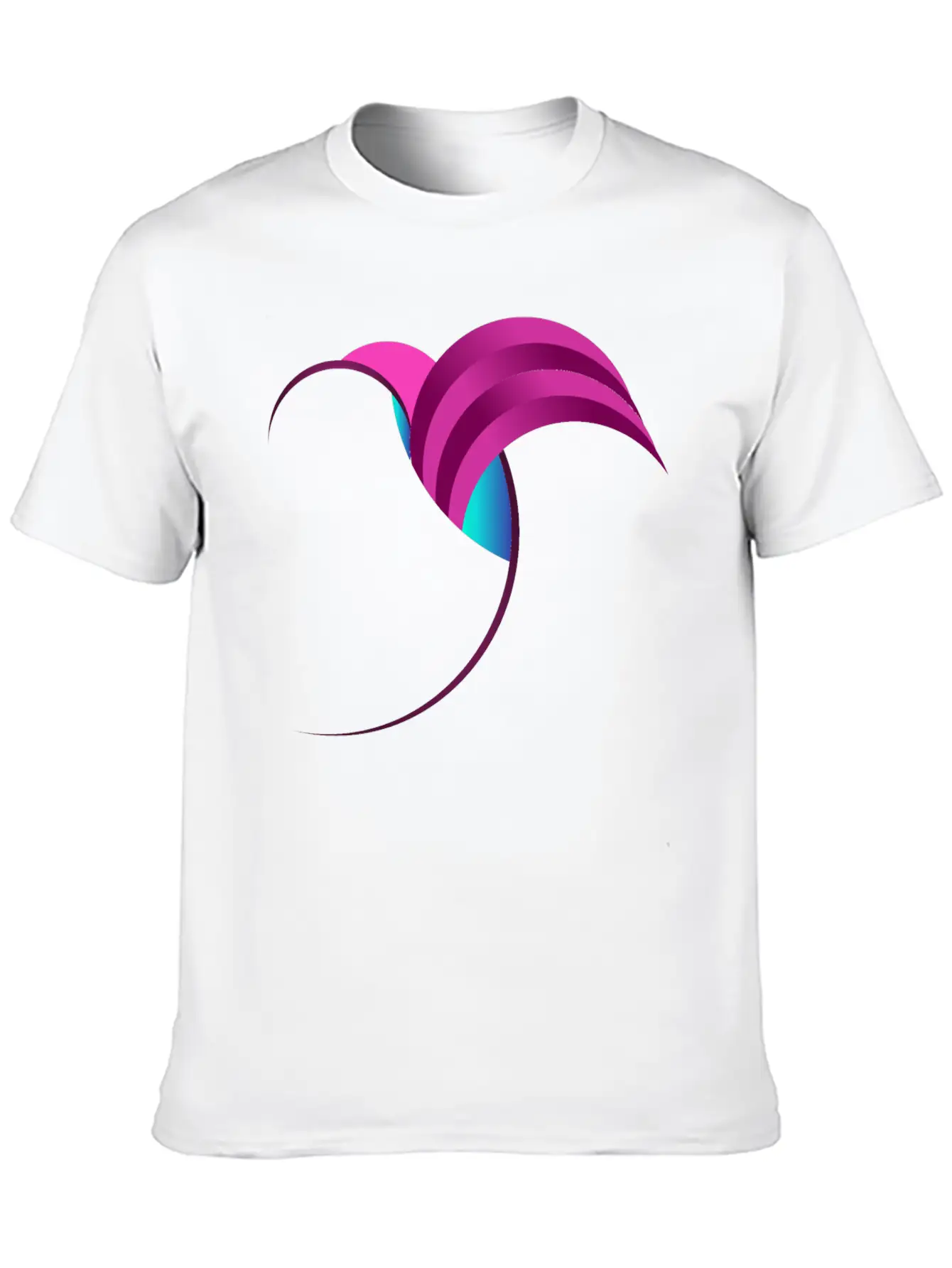 Fibonacci Bird Art Basic Graphic T-Shirt – Daily Comfort In Soft Cotton