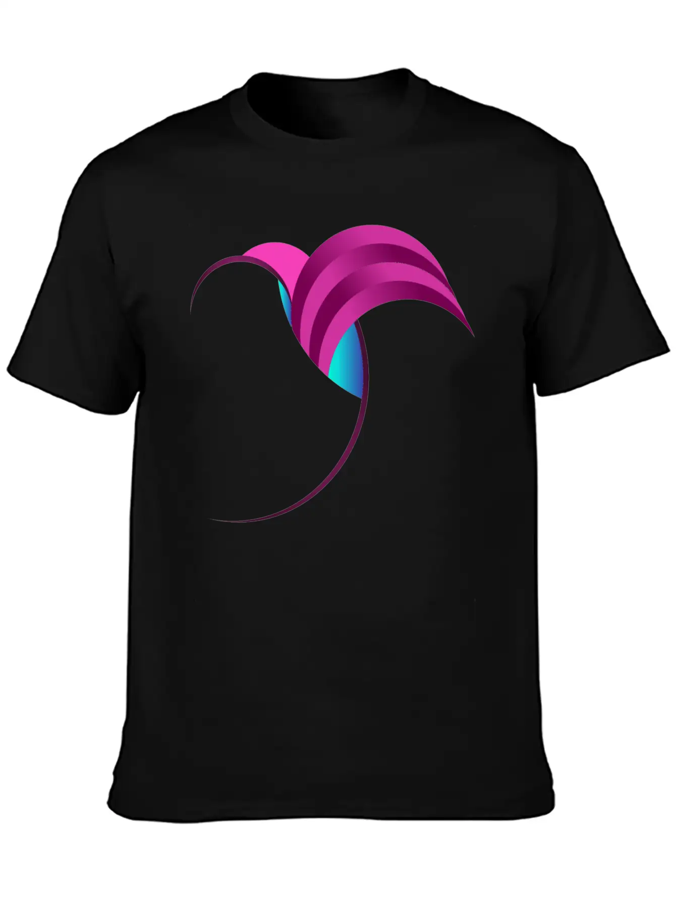 Fibonacci Bird Art Basic Graphic T-Shirt – Daily Comfort In Soft Cotton