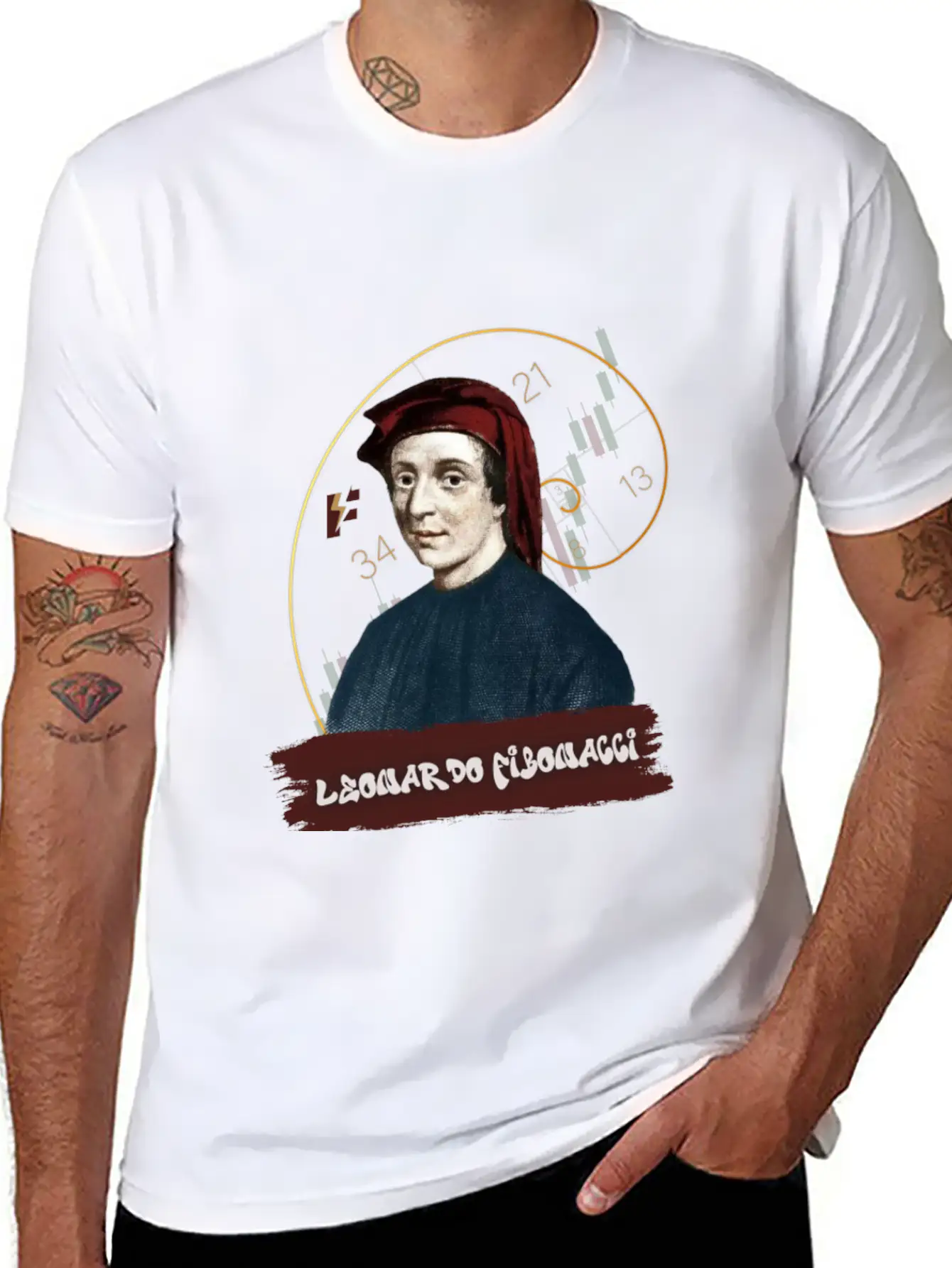 Fibonnacci Stylish Everyday T-Shirt – Unisex Basic Cotton Tee
