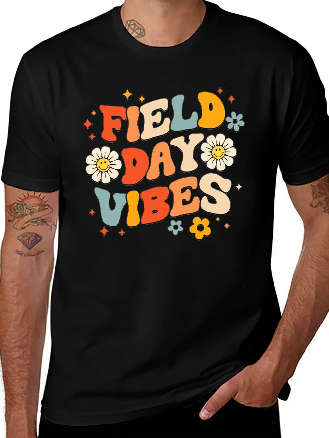 Field Day 2023 Funny Field Day Vibes Teacher Boy Basic Graphic T-Shirt – Daily Comfort In Soft Cotton