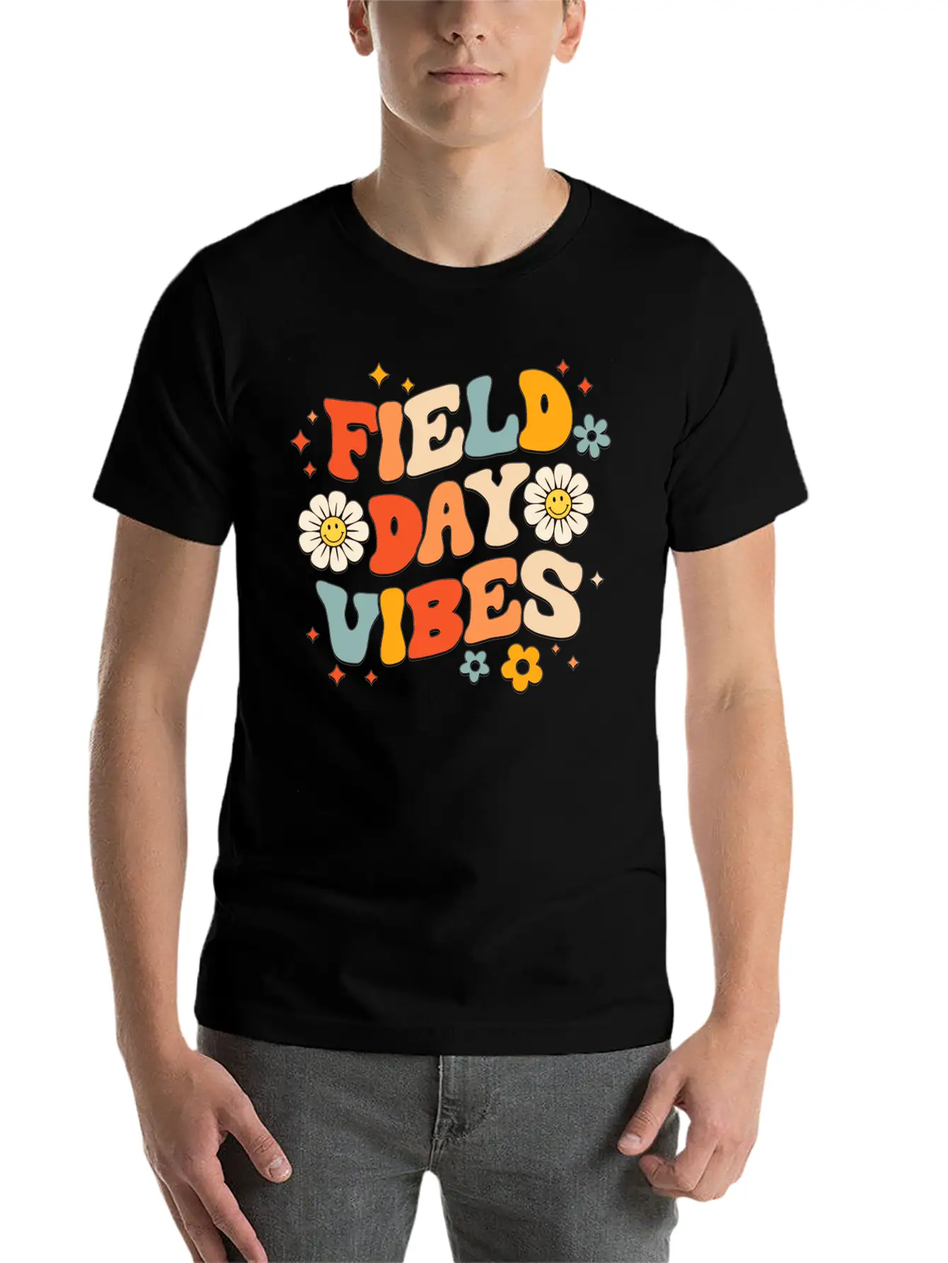 Field Day 2023 Funny Field Day Vibes Teacher Boy Basic Graphic T-Shirt – Daily Comfort In Soft Cotton