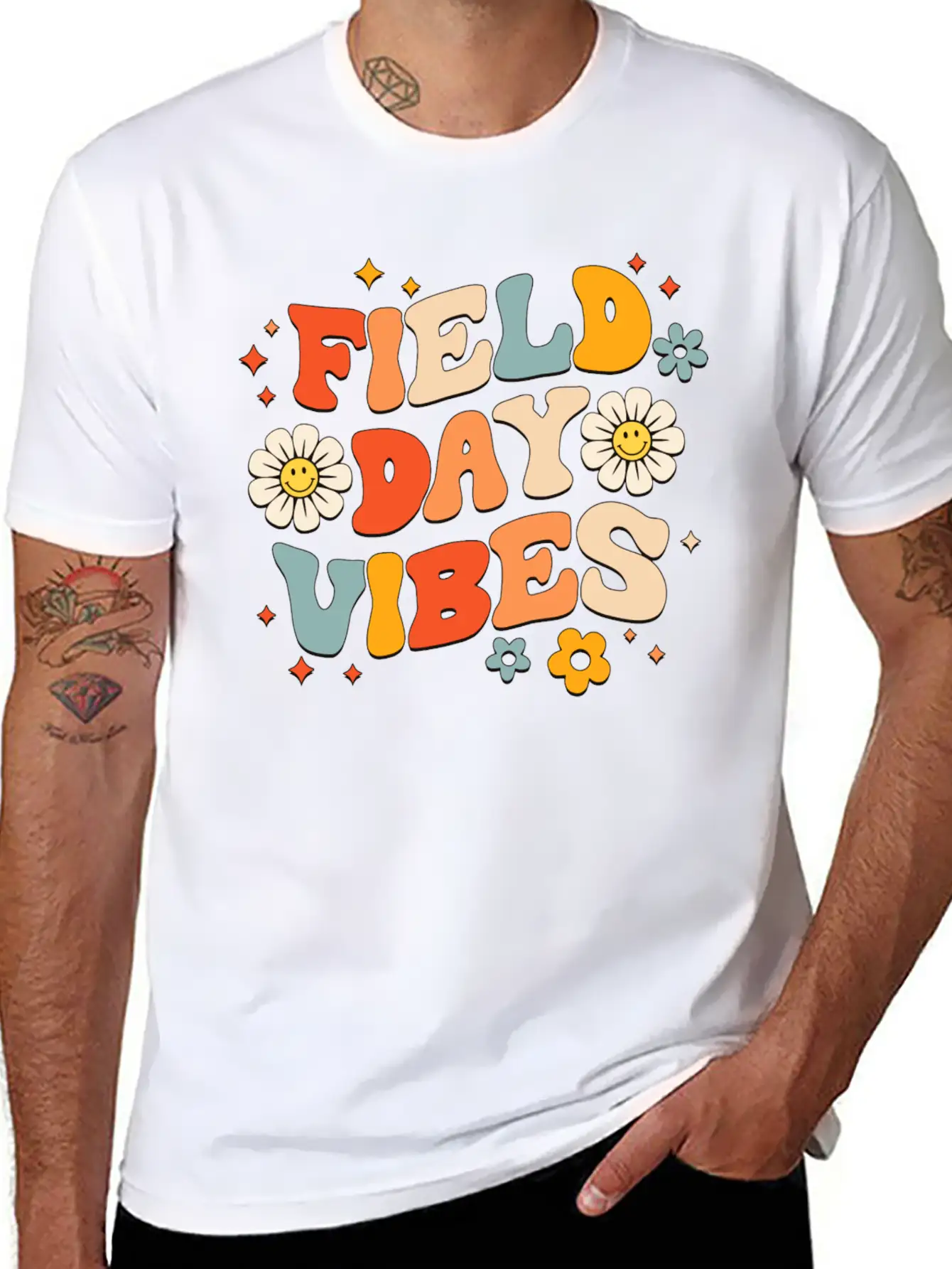 Field Day 2023 Funny Field Day Vibes Teacher Boy Basic Graphic T-Shirt – Daily Comfort In Soft Cotton