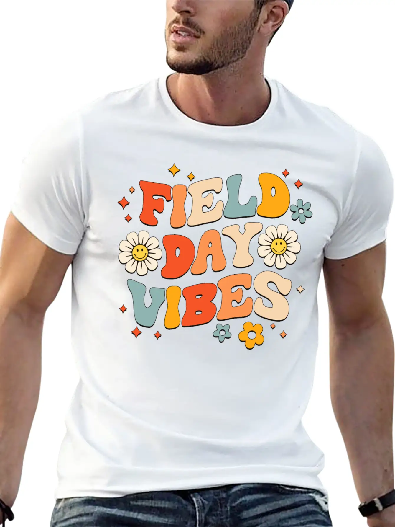 Field Day 2023 Funny Field Day Vibes Teacher Boy Basic Graphic T-Shirt – Daily Comfort In Soft Cotton