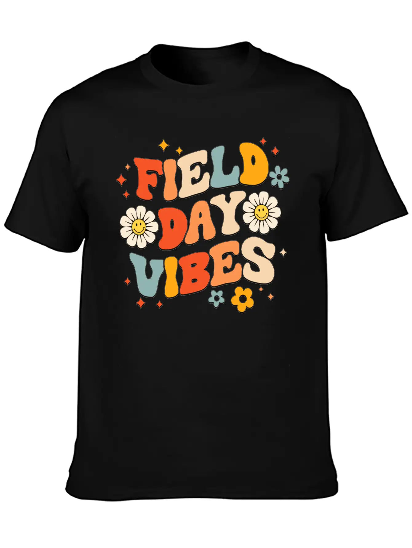 Field Day 2023 Funny Field Day Vibes Teacher Boy Basic Graphic T-Shirt – Daily Comfort In Soft Cotton