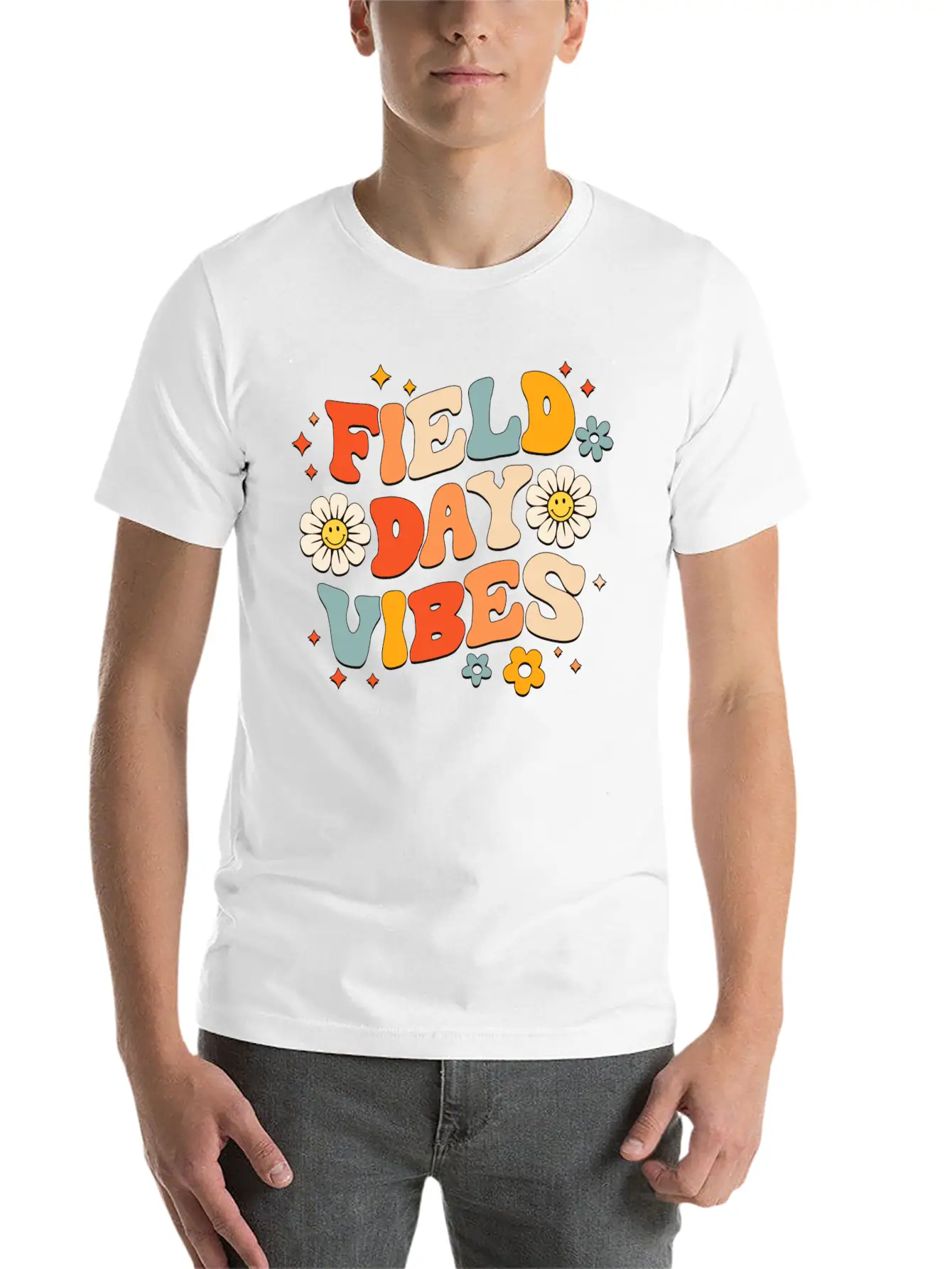 Field Day 2023 Funny Field Day Vibes Teacher Boy Basic Graphic T-Shirt – Daily Comfort In Soft Cotton