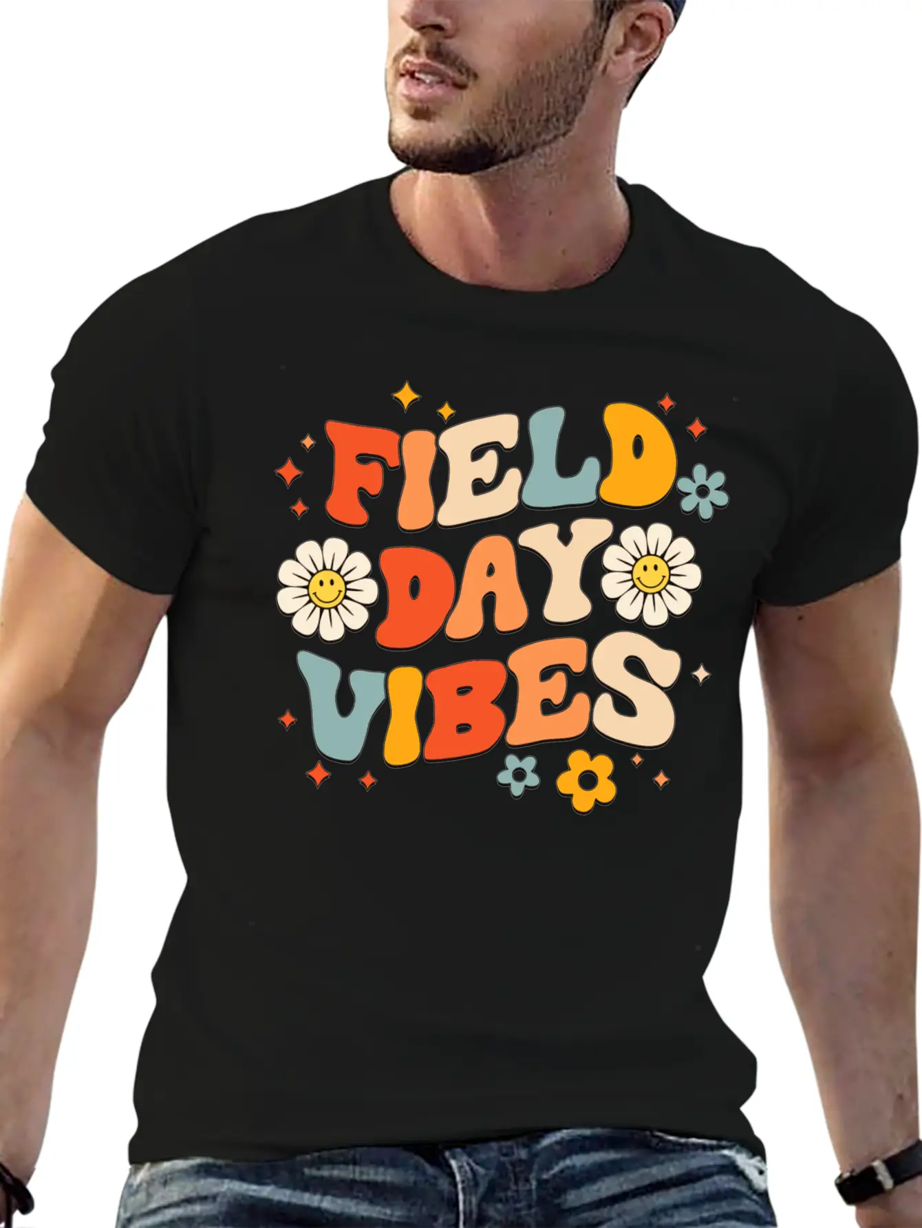 Field Day 2023 Funny Field Day Vibes Teacher Boy Basic Graphic T-Shirt – Daily Comfort In Soft Cotton