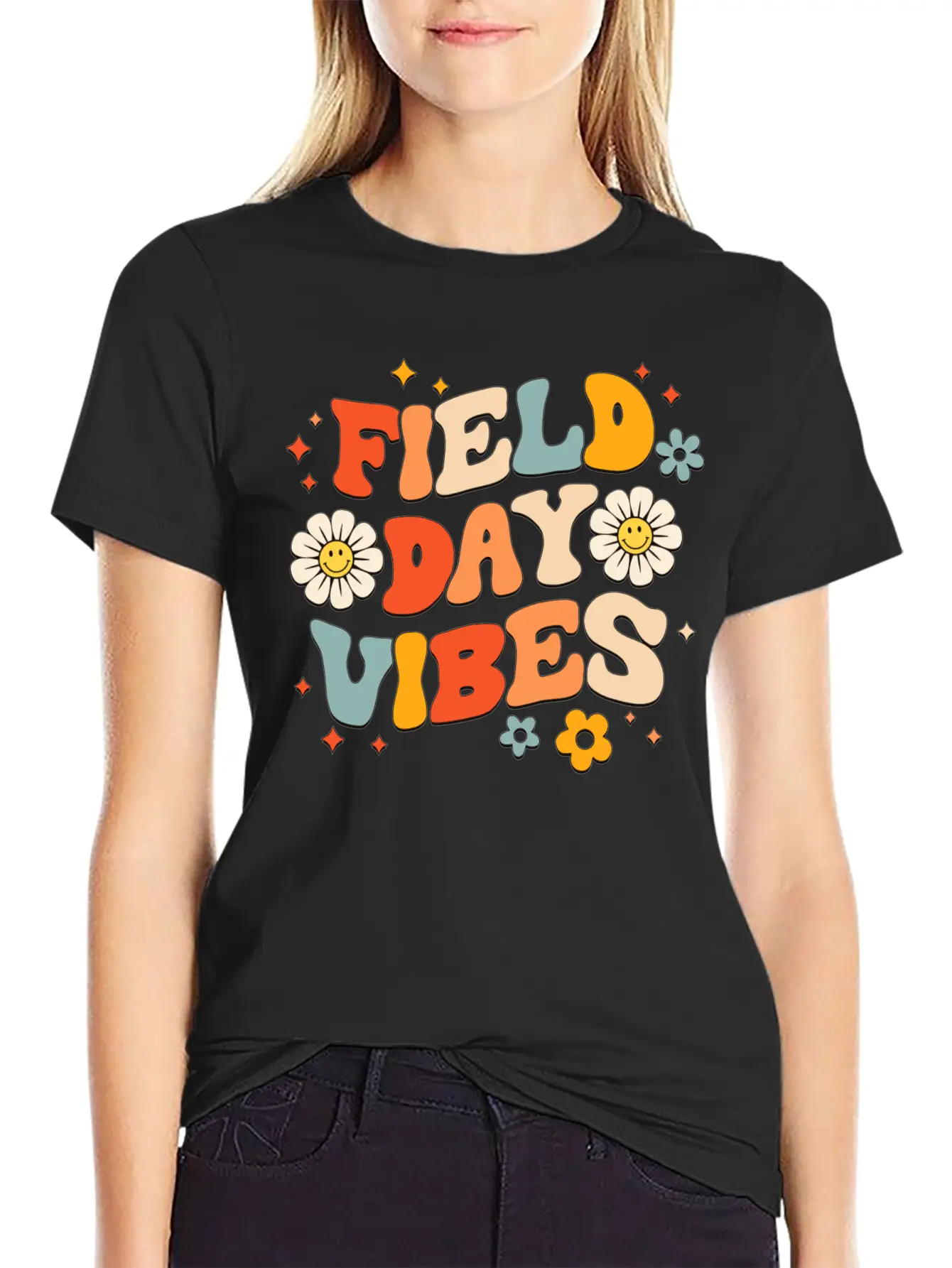 Field Day 2023 Funny Field Day Vibes Teacher Boy Basic Graphic T-Shirt – Daily Comfort In Soft Cotton