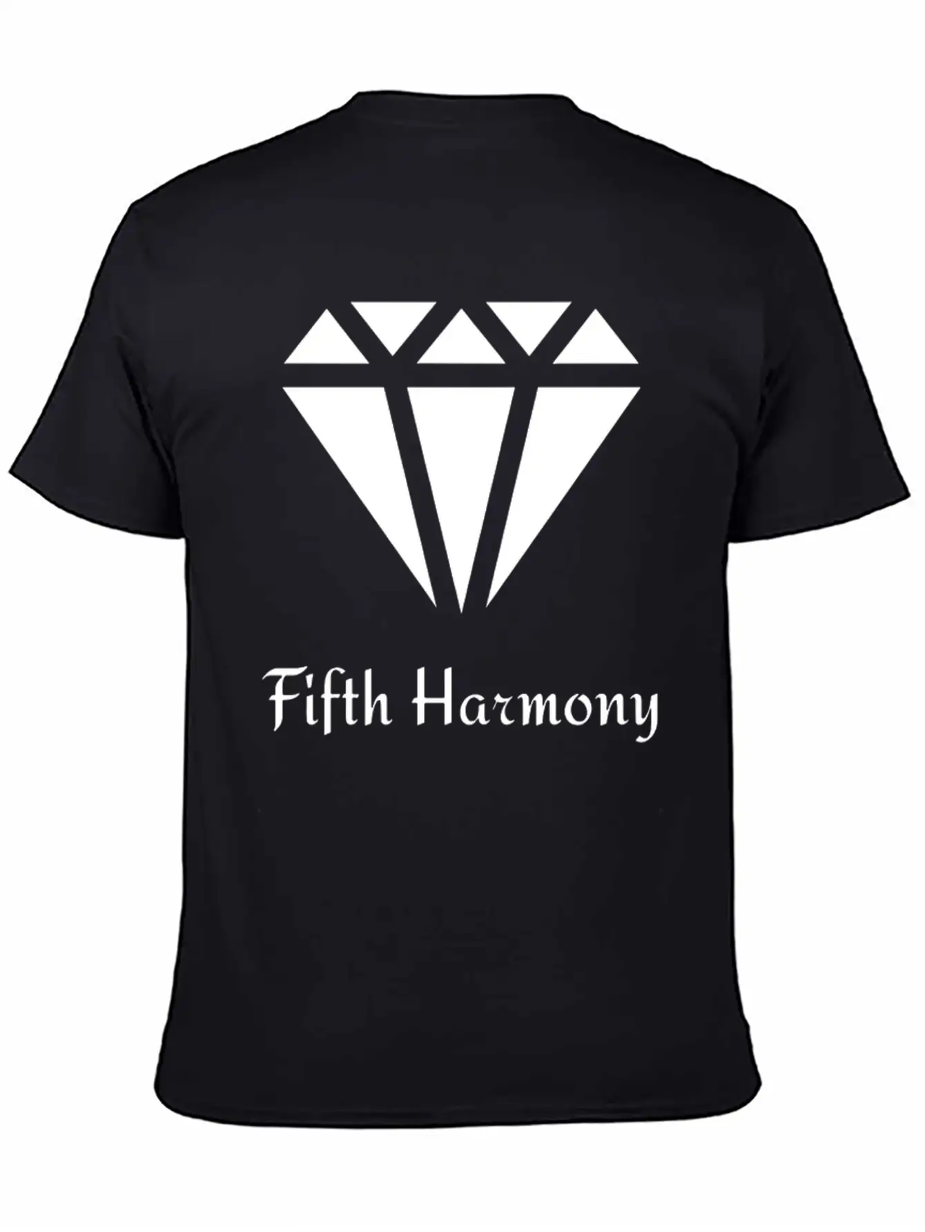 Fifth Harmony Diamond Unisex Short Sleeve Soft Cotton T-Shirt – Casual Everyday Wear