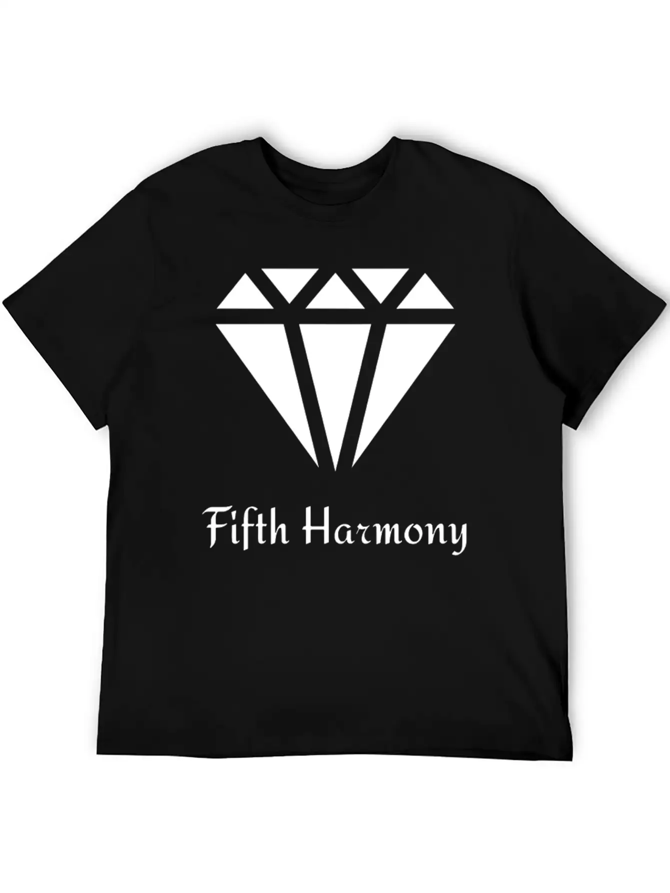 Fifth Harmony Diamond Unisex Short Sleeve Soft Cotton T-Shirt – Casual Everyday Wear