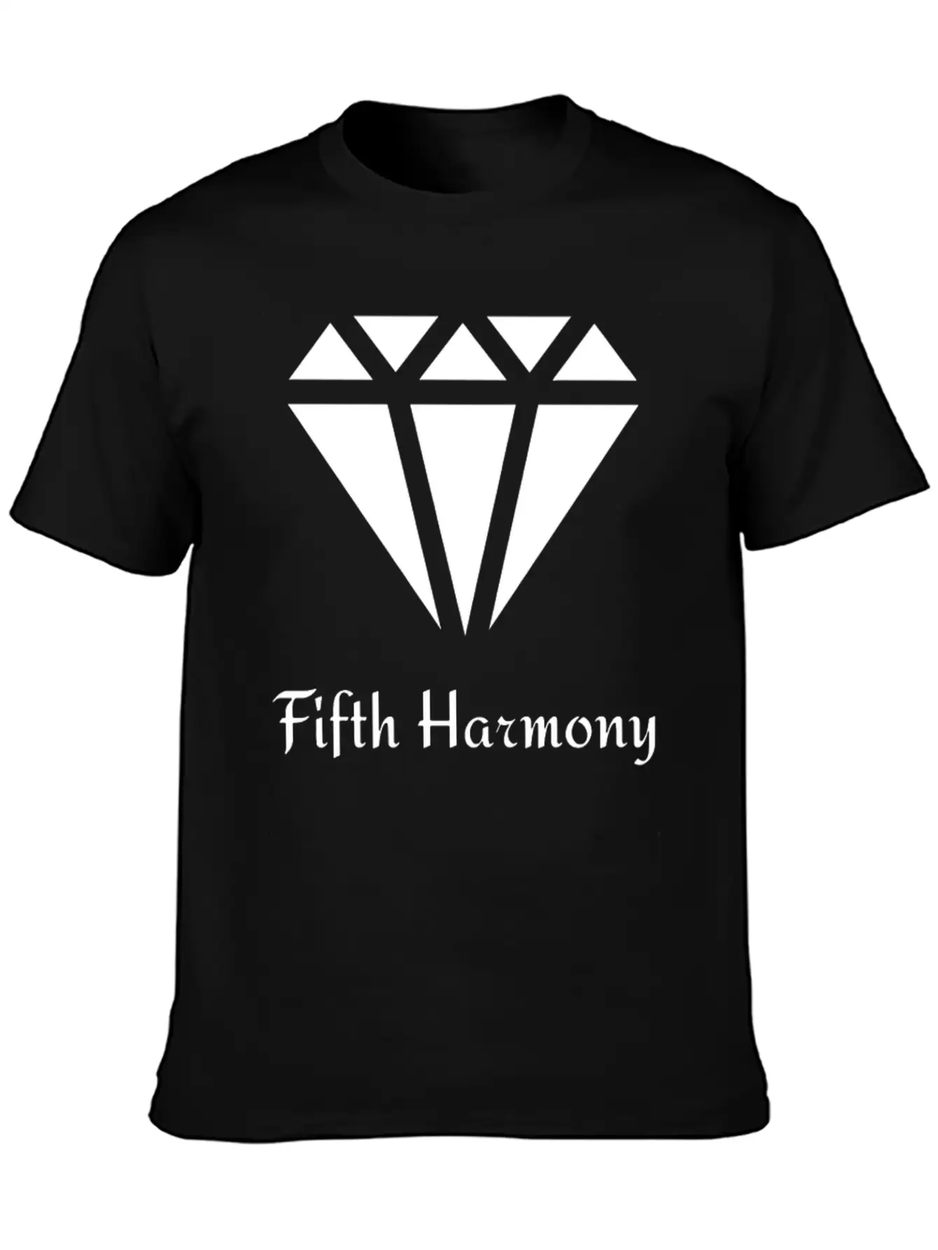 Fifth Harmony Diamond Unisex Short Sleeve Soft Cotton T-Shirt – Casual Everyday Wear