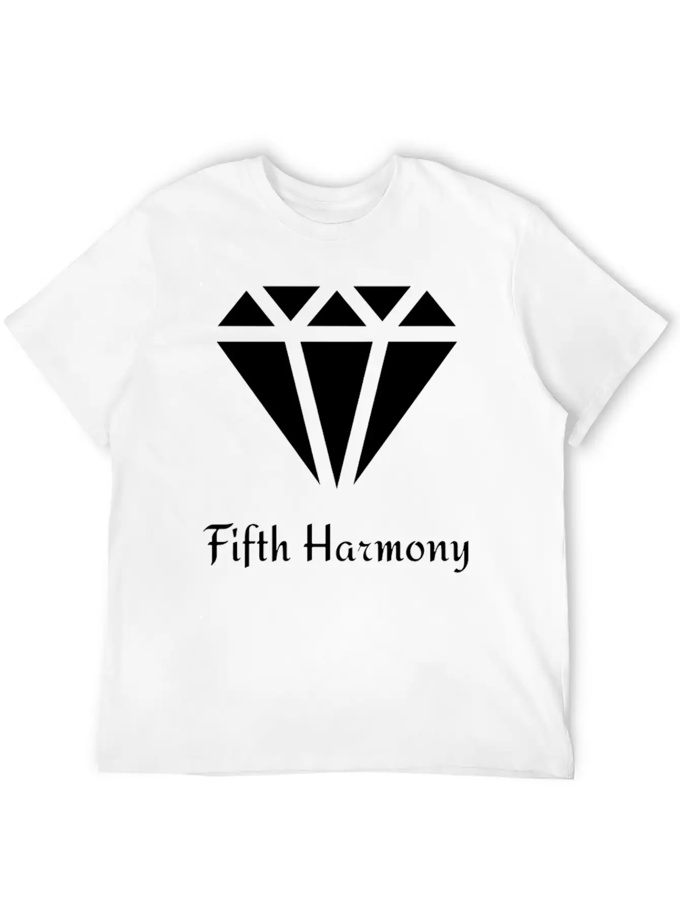 Fifth Harmony Diamond Unisex Short Sleeve Soft Cotton T-Shirt – Casual Everyday Wear