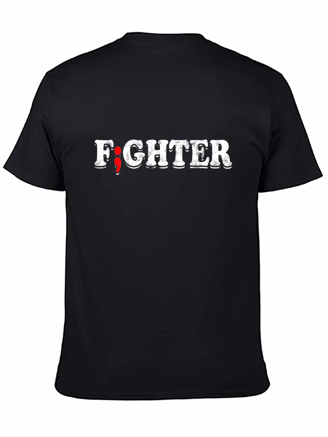 Fight Depression Prevention Mental Awareness Basic Graphic T-Shirt – Daily Comfort In Soft Cotton