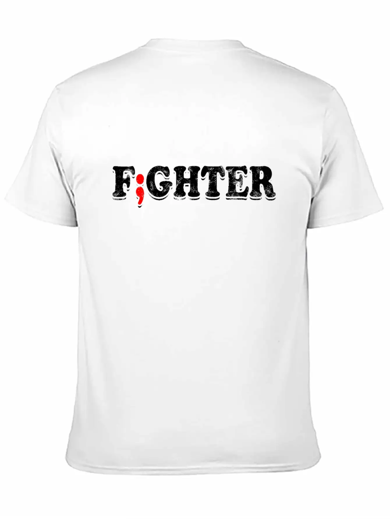 Fight Depression Prevention Mental Awareness Basic Graphic T-Shirt – Daily Comfort In Soft Cotton