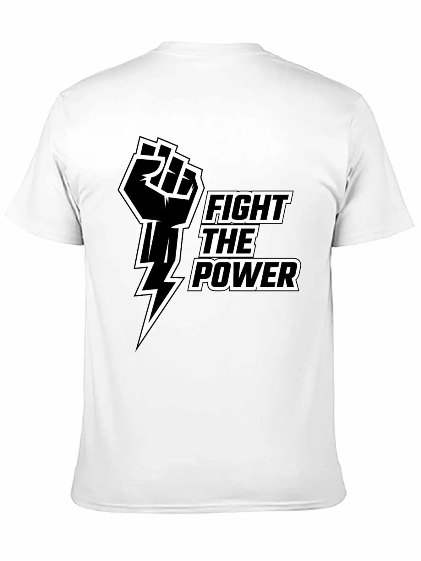 Fight The Power Unisex Casual T-Shirt – Clean Design For Daily Comfort